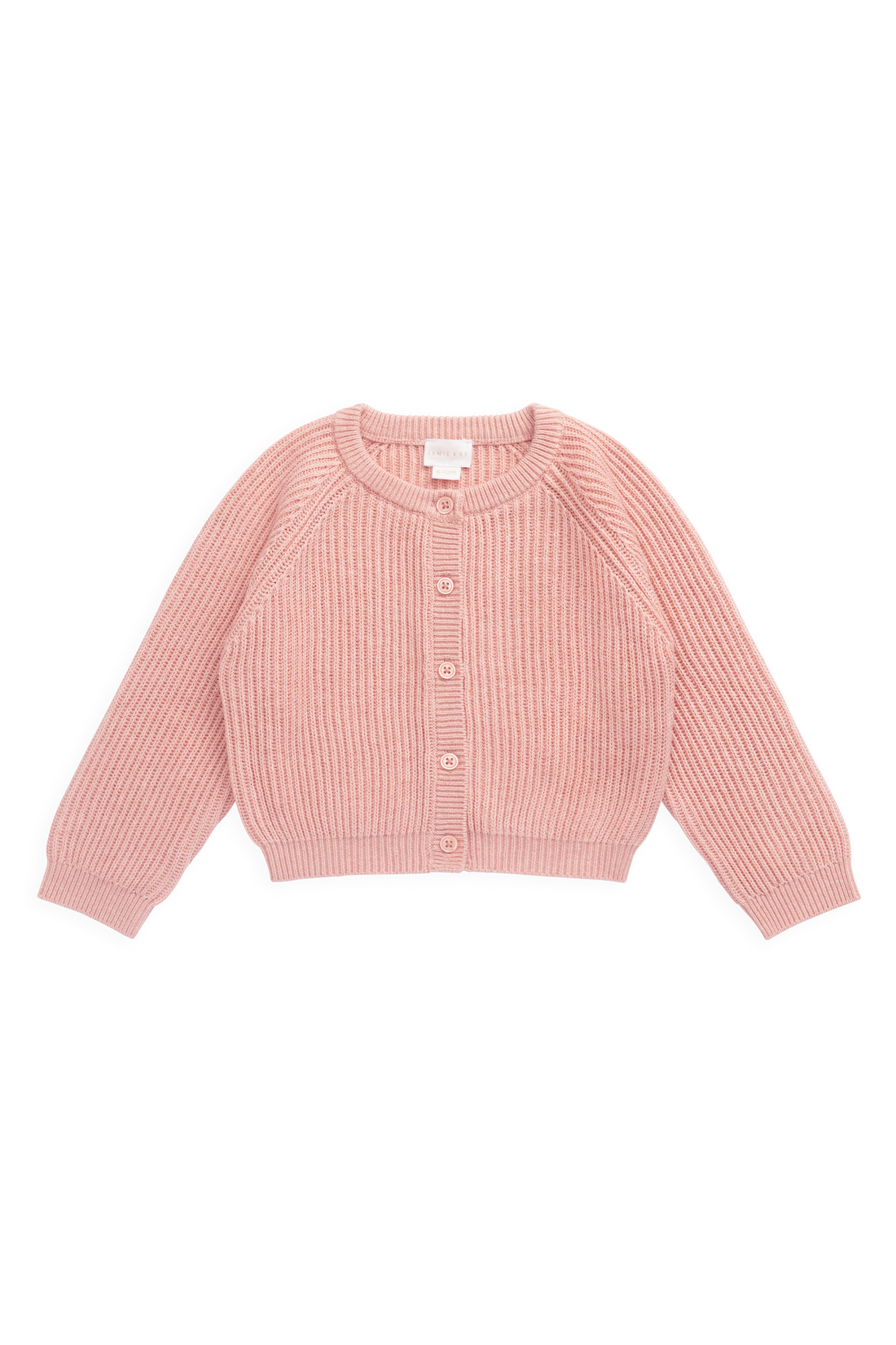 Matilda Cardigan - Pale Blush Childrens Cardigan from Jamie Kay NZ