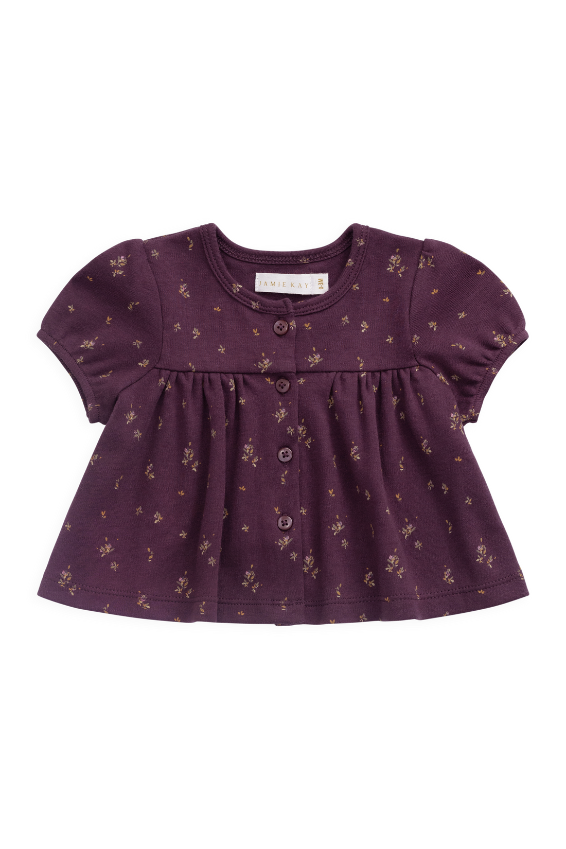 Organic Cotton Addie Top - Dina Fig Childrens Top from Jamie Kay NZ