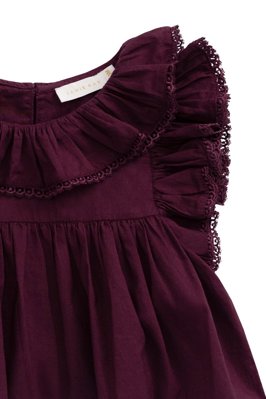 Organic Cotton Banks Blouse - Fig Childrens Top from Jamie Kay NZ
