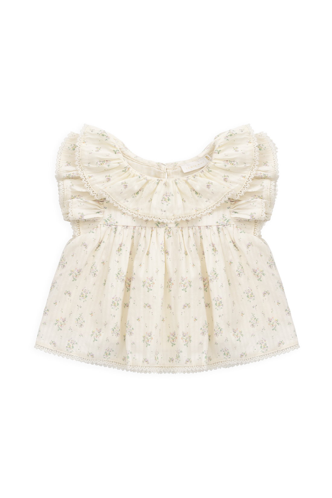 Organic Cotton Banks Blouse - Justine Orchid Childrens Top from Jamie Kay NZ