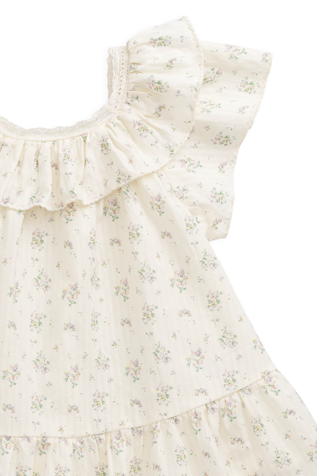 Organic Cotton Cassidy Dress - Justine Orchid Childrens Dress from Jamie Kay NZ