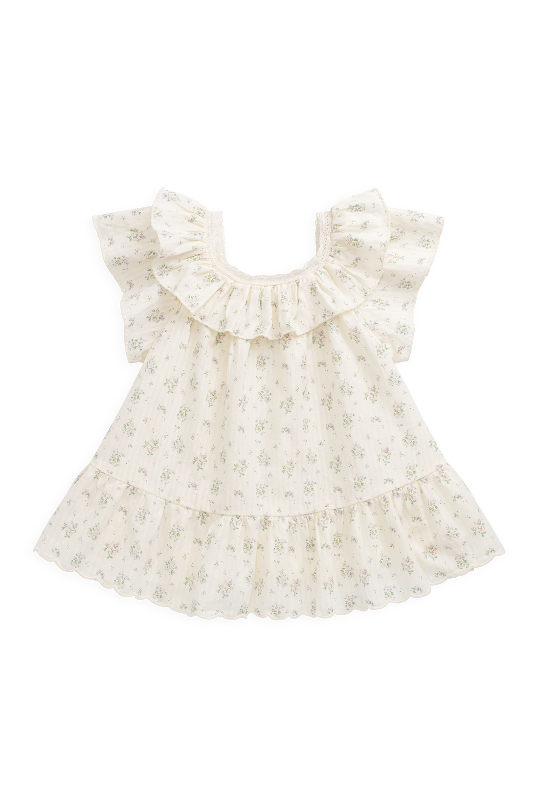 Organic Cotton Cassidy Dress - Justine Orchid Childrens Dress from Jamie Kay NZ