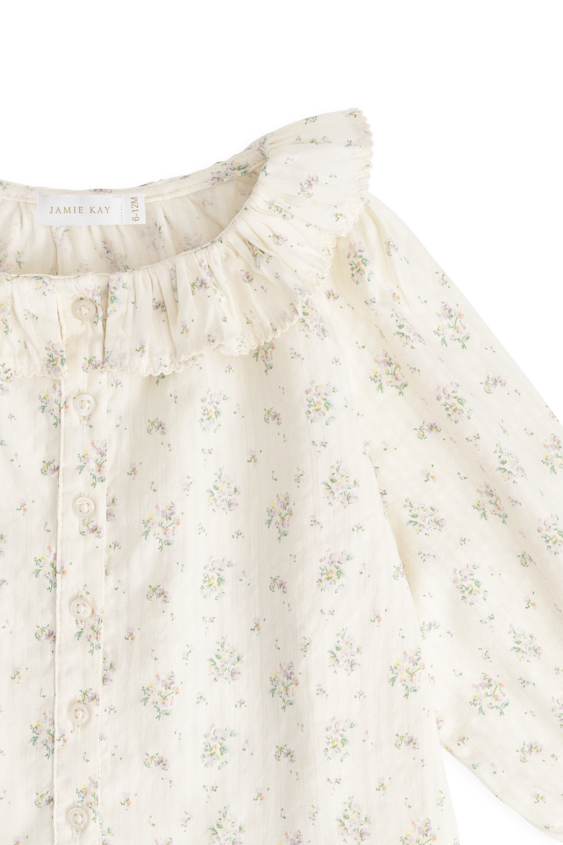 Organic Cotton Cecile Top - Justine Orchid Childrens Top from Jamie Kay NZ