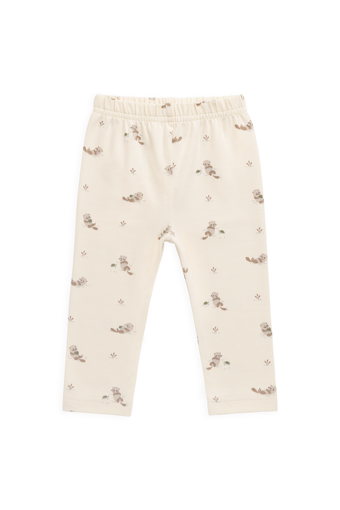 Organic Cotton Everyday Legging - Otter Buddies Tofu Childrens Legging from Jamie Kay NZ