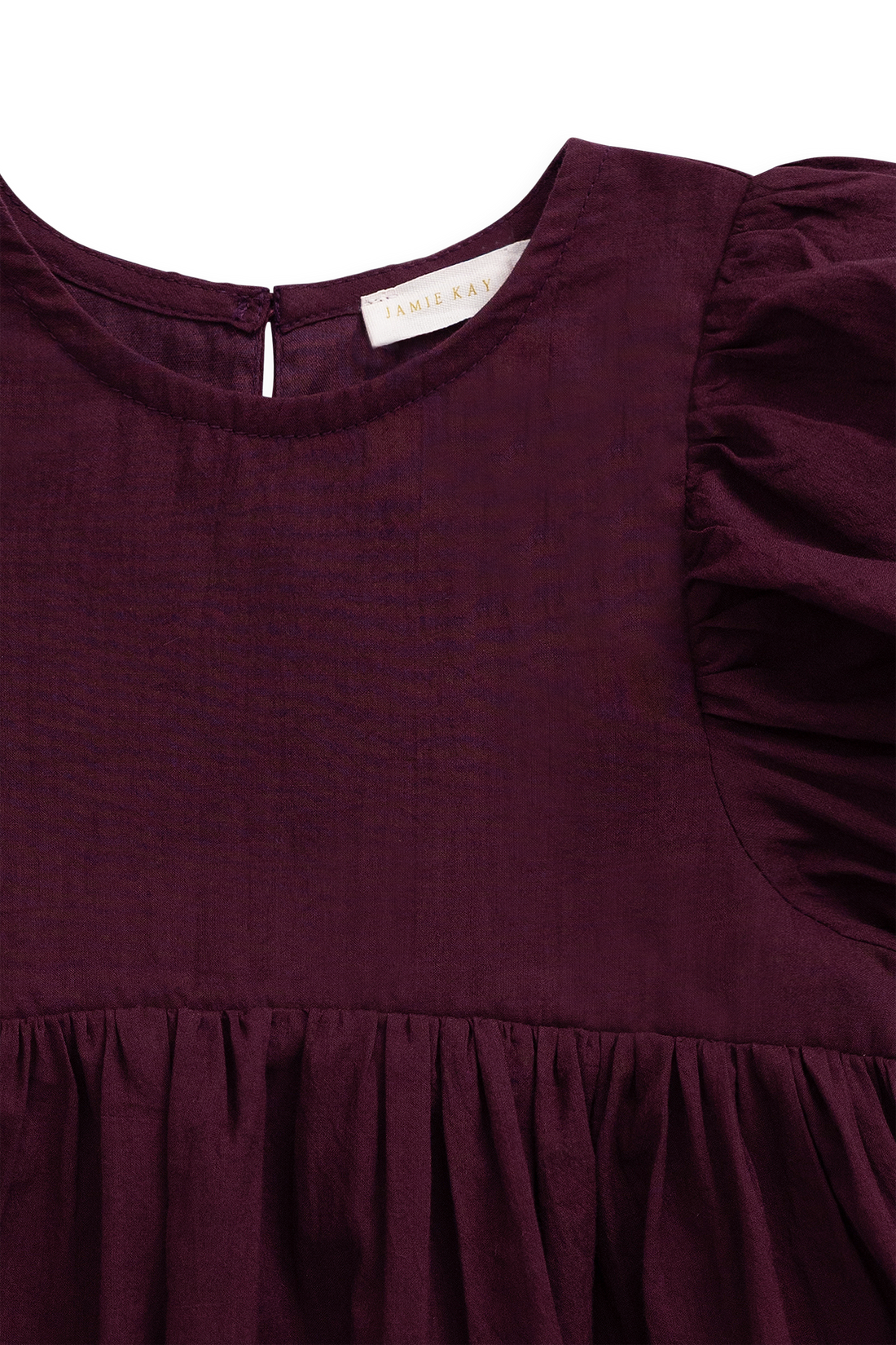 Organic Cotton Frannie Dress - Fig Childrens Dress from Jamie Kay NZ
