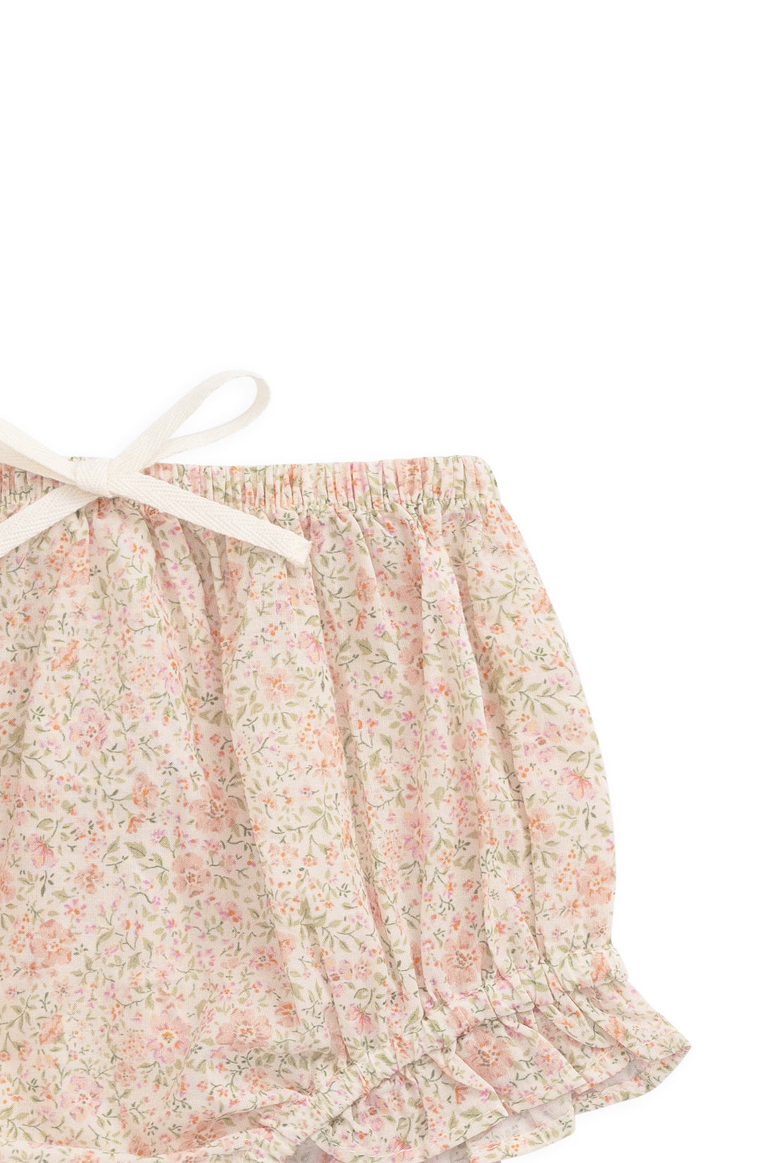 Organic Cotton Frill Bloomer - Flora Pink Childrens Bloomer from Jamie Kay NZ