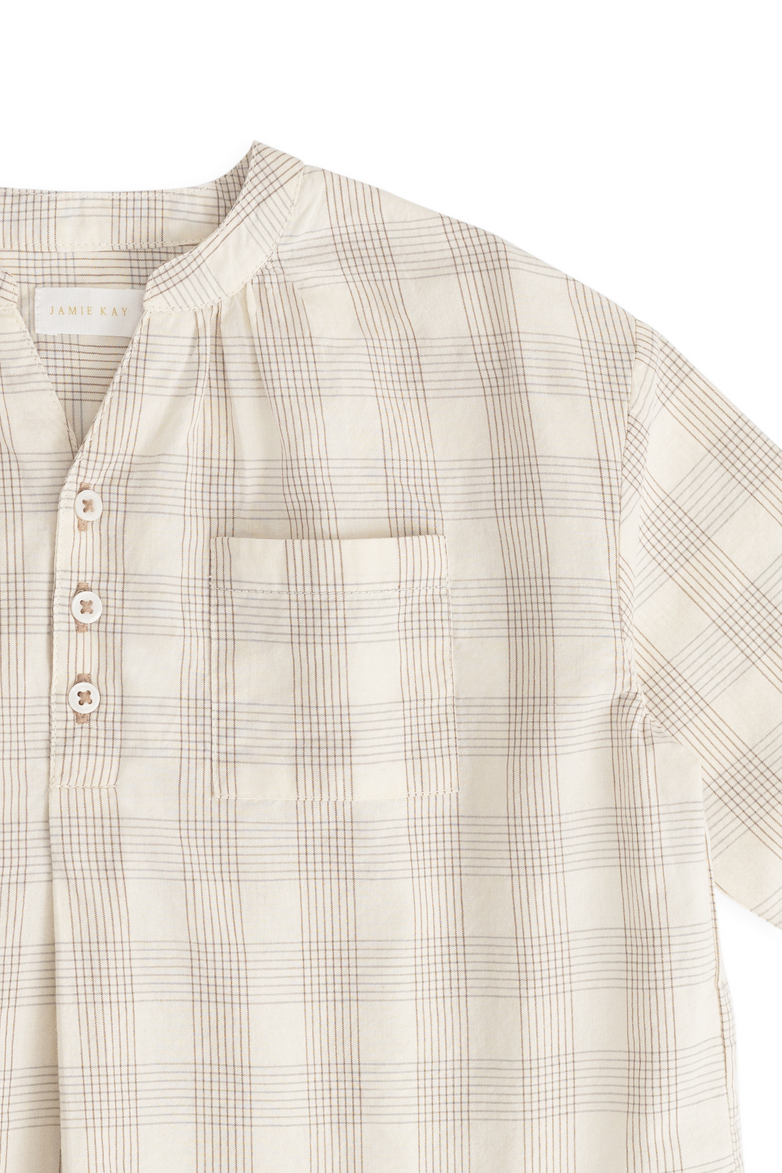 Organic Cotton Kenji Top - Joe Check Natural Childrens Top from Jamie Kay NZ