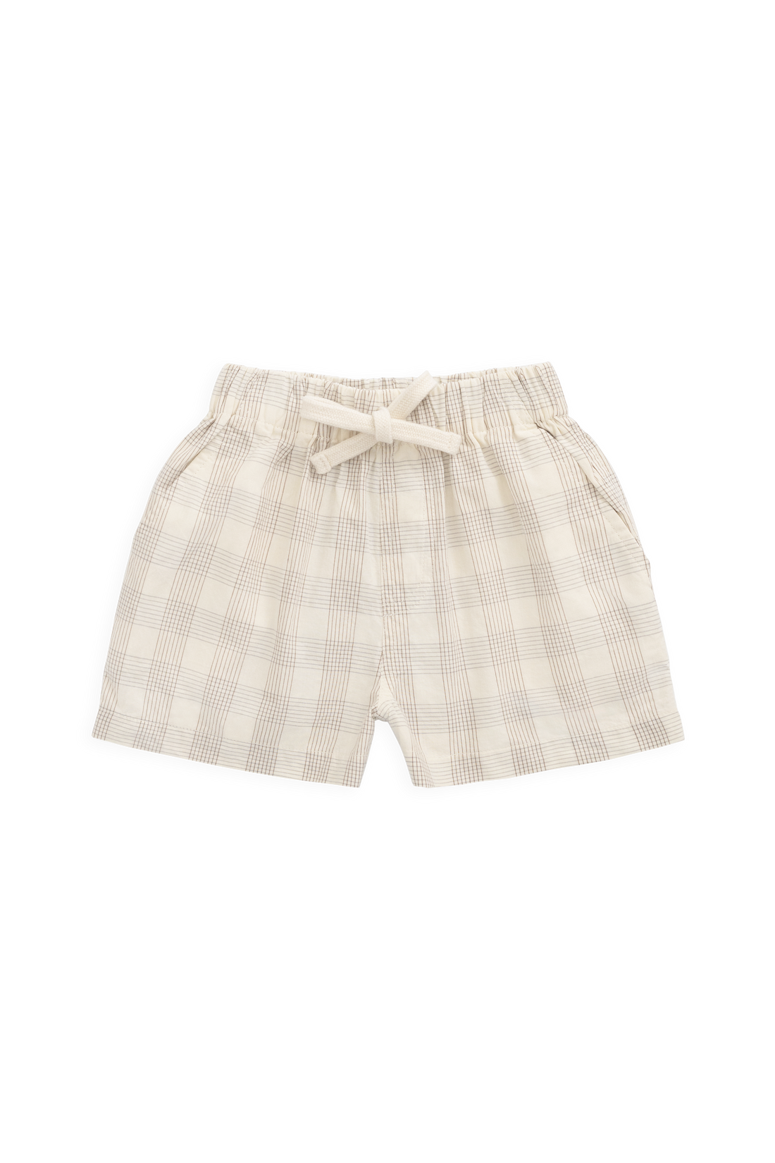 Organic Cotton Louis Short - Joe Check Natural Childrens Shorts from Jamie Kay NZ