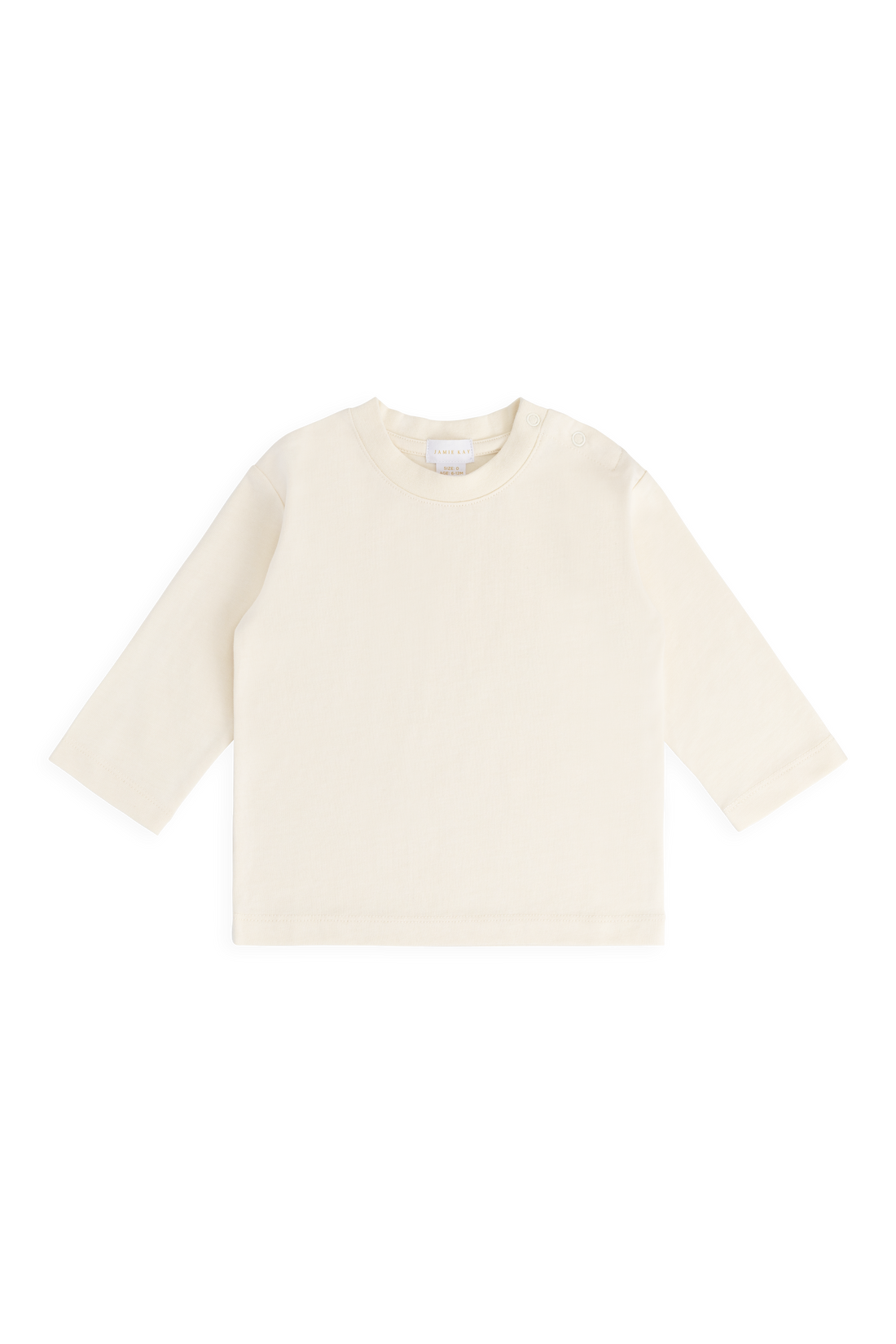 Organic Cotton Marshall Long Sleeve Top - Cloud Childrens Top from Jamie Kay NZ