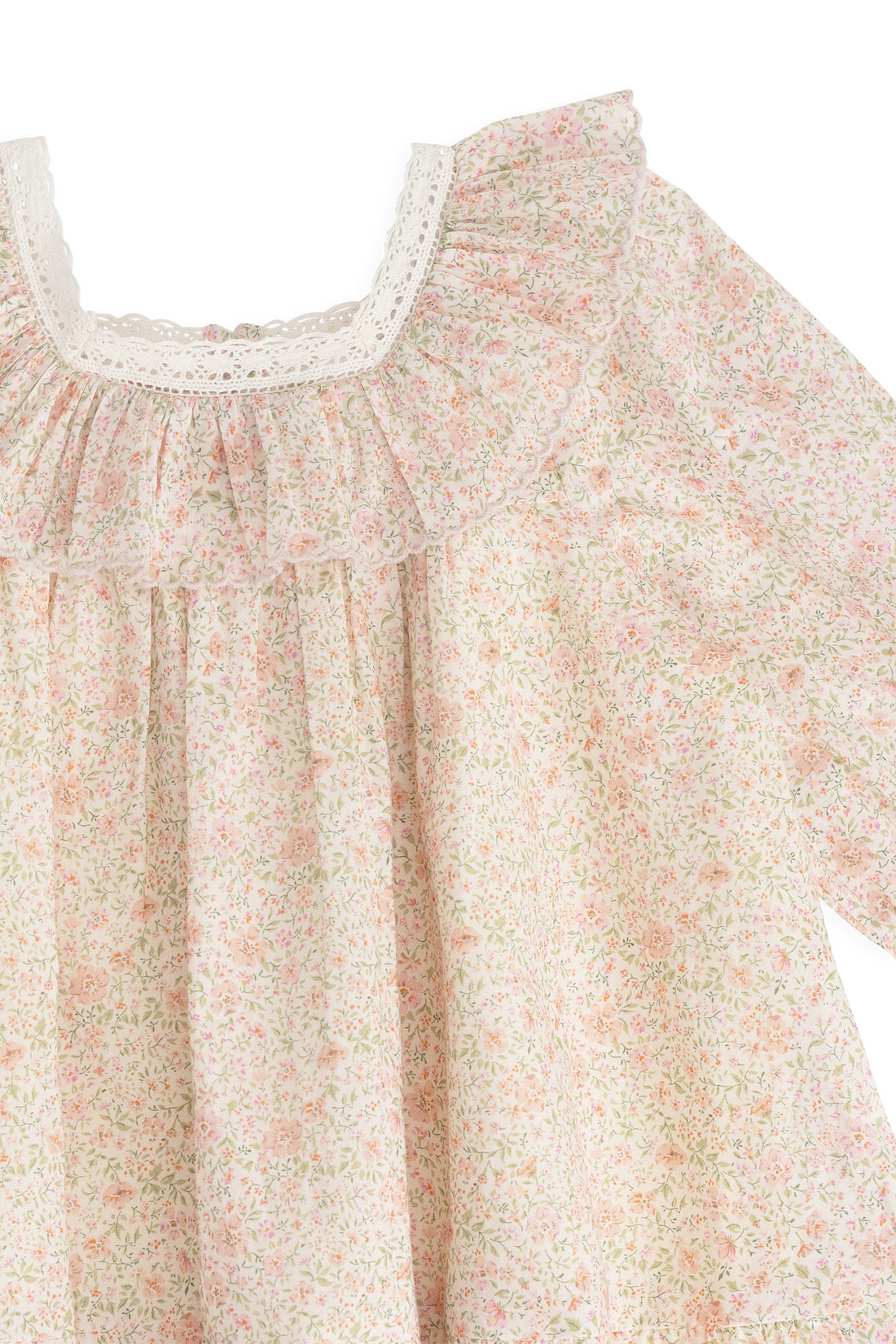 Organic Cotton Misty Dress - Flora Pink Childrens Dress from Jamie Kay NZ