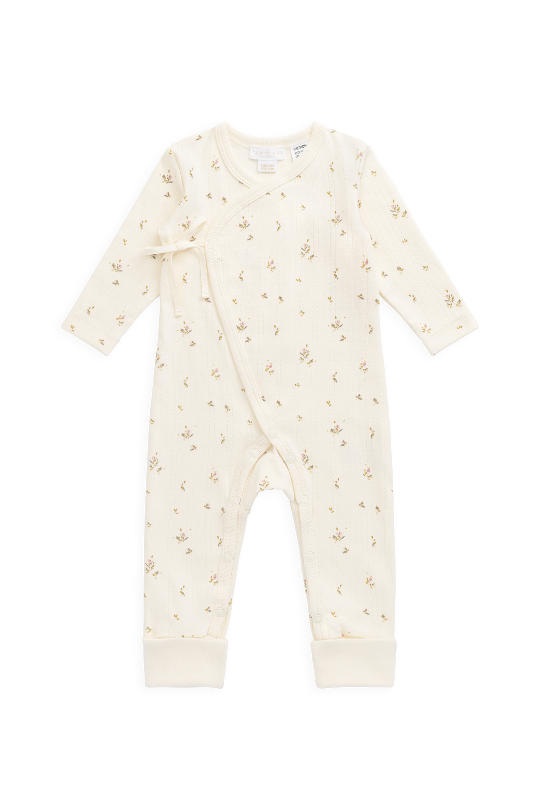 Organic Cotton Pointelle Estelle Onepiece - Dina Antique Childrens Onepiece from Jamie Kay NZ