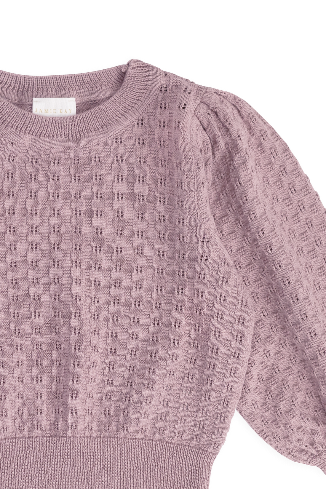 Penelope Jumper - Dreamy Pink Childrens Jumper from Jamie Kay NZ