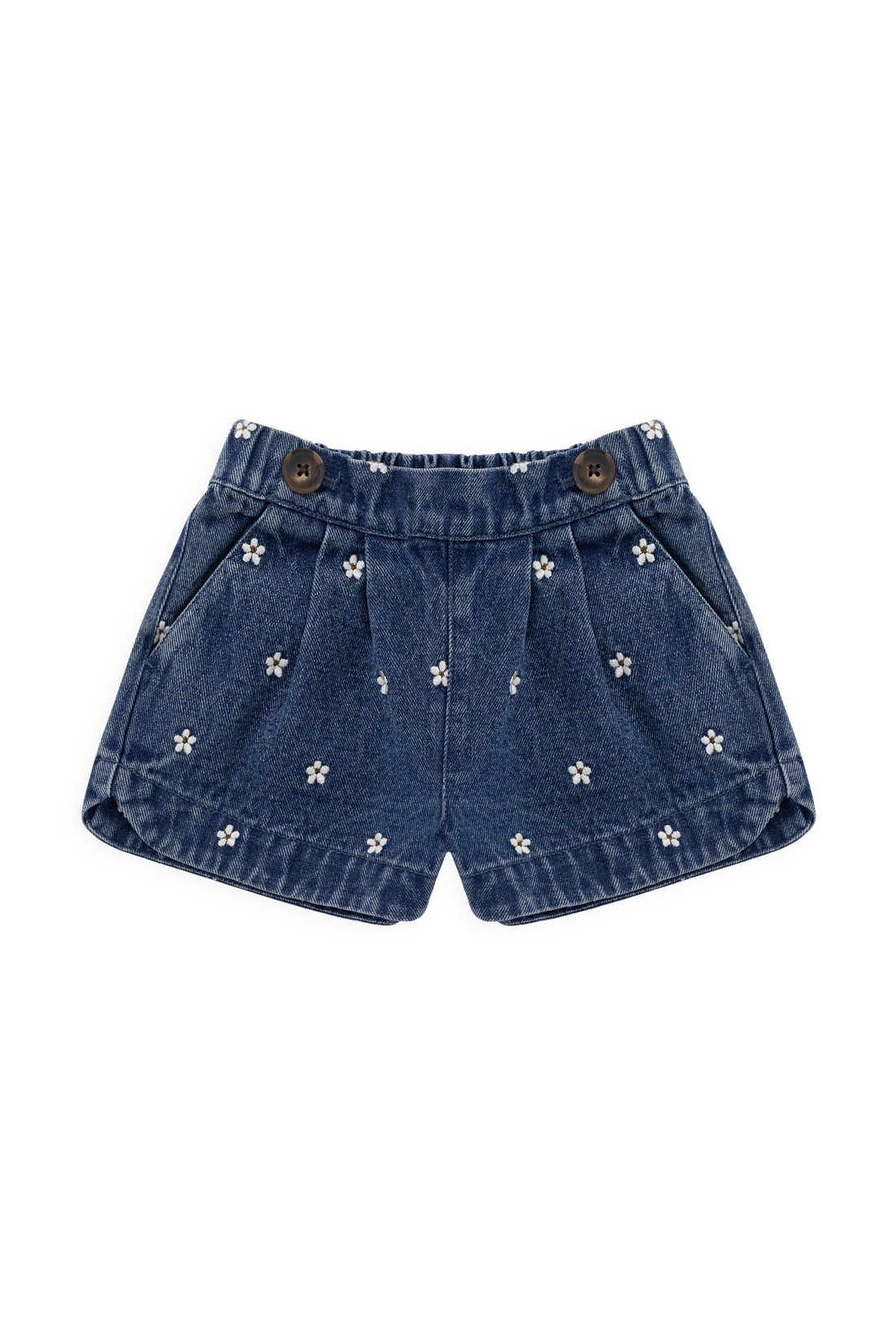 Jardine Short - Josie Floral Denim Childrens Shorts from Jamie Kay NZ