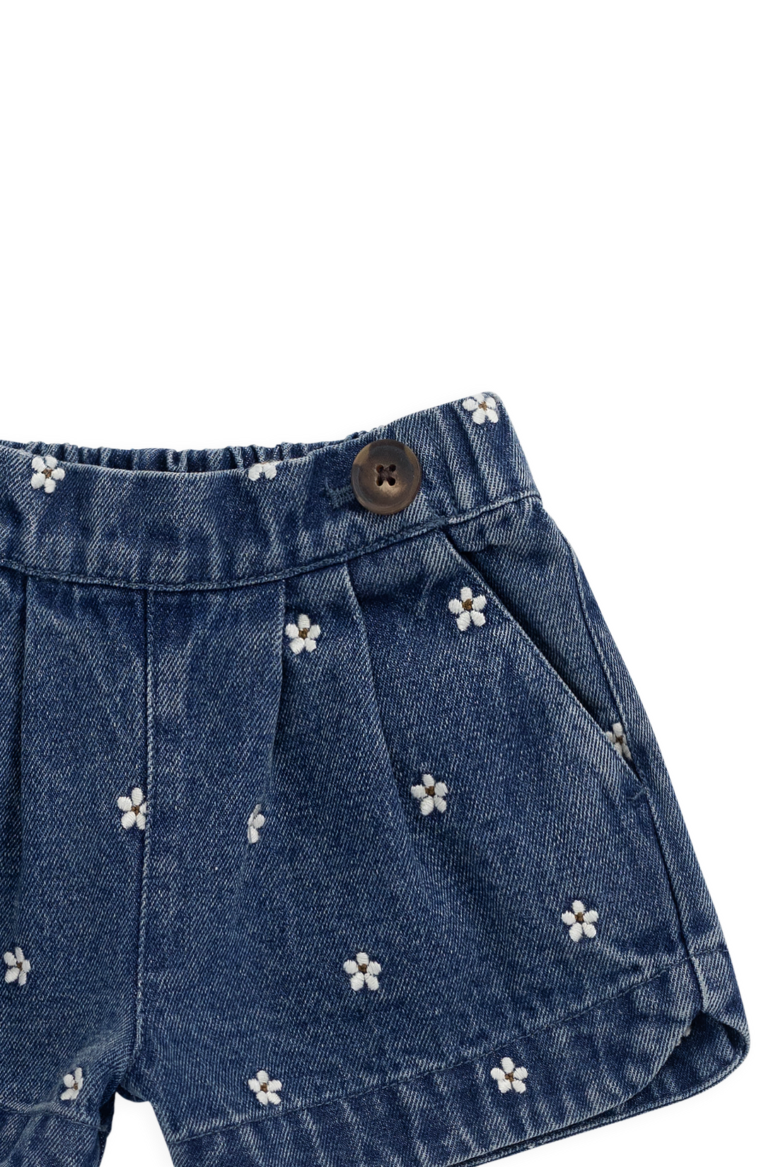 Jardine Short - Josie Floral Denim Childrens Shorts from Jamie Kay NZ