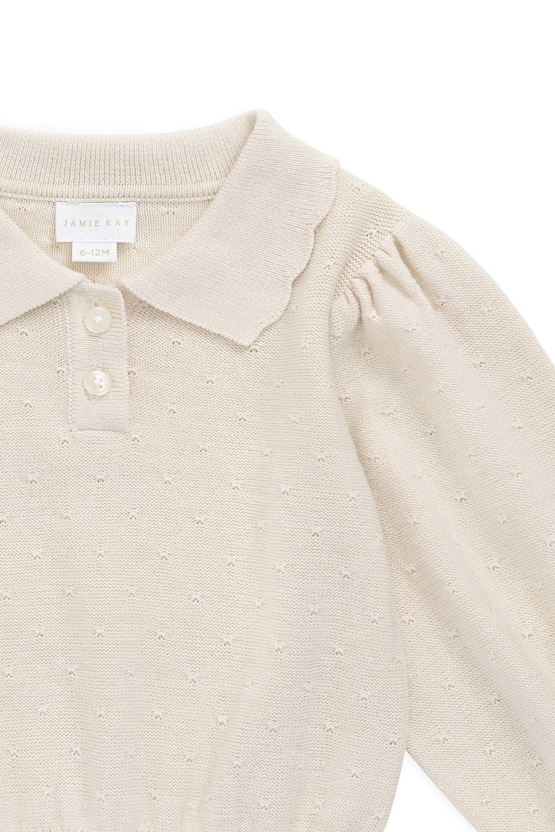 Jenny Jumper - Vanilla Childrens Jumper from Jamie Kay NZ