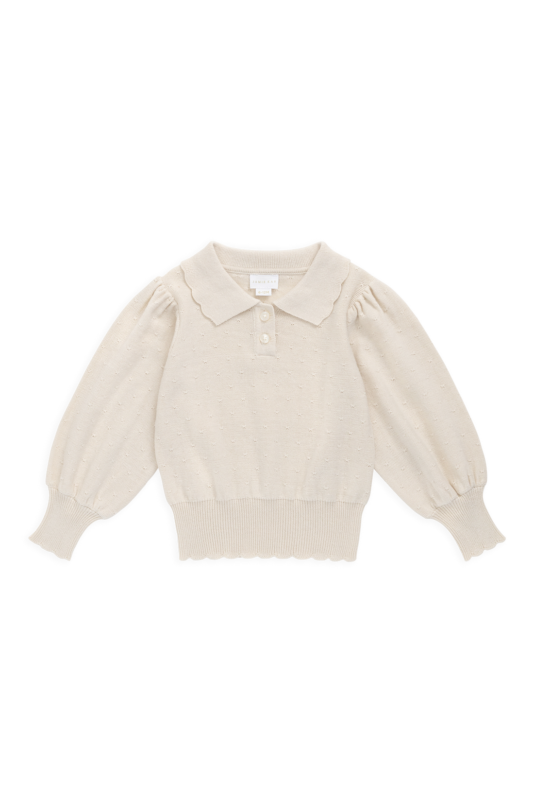 Jenny Jumper - Vanilla Childrens Jumper from Jamie Kay NZ