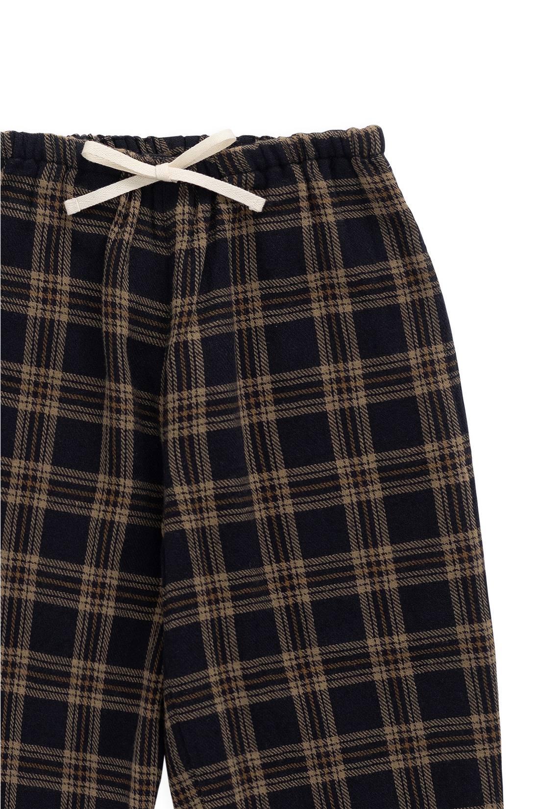Organic Cotton Kenji Pant - Woodland Check Childrens Pant from Jamie Kay NZ
