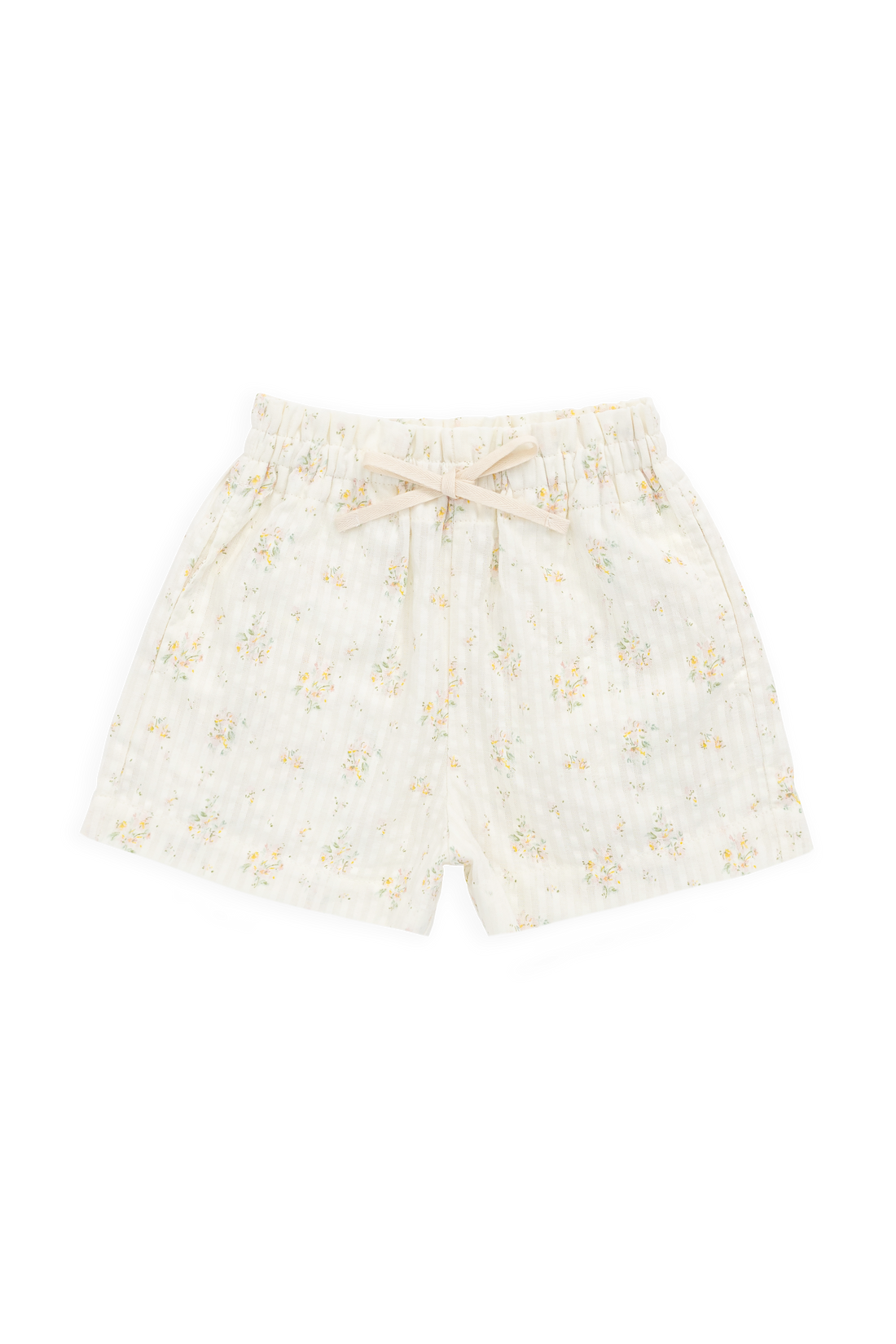 Organic Cotton Selah Short - Justine Parchment Childrens Shorts from Jamie Kay NZ