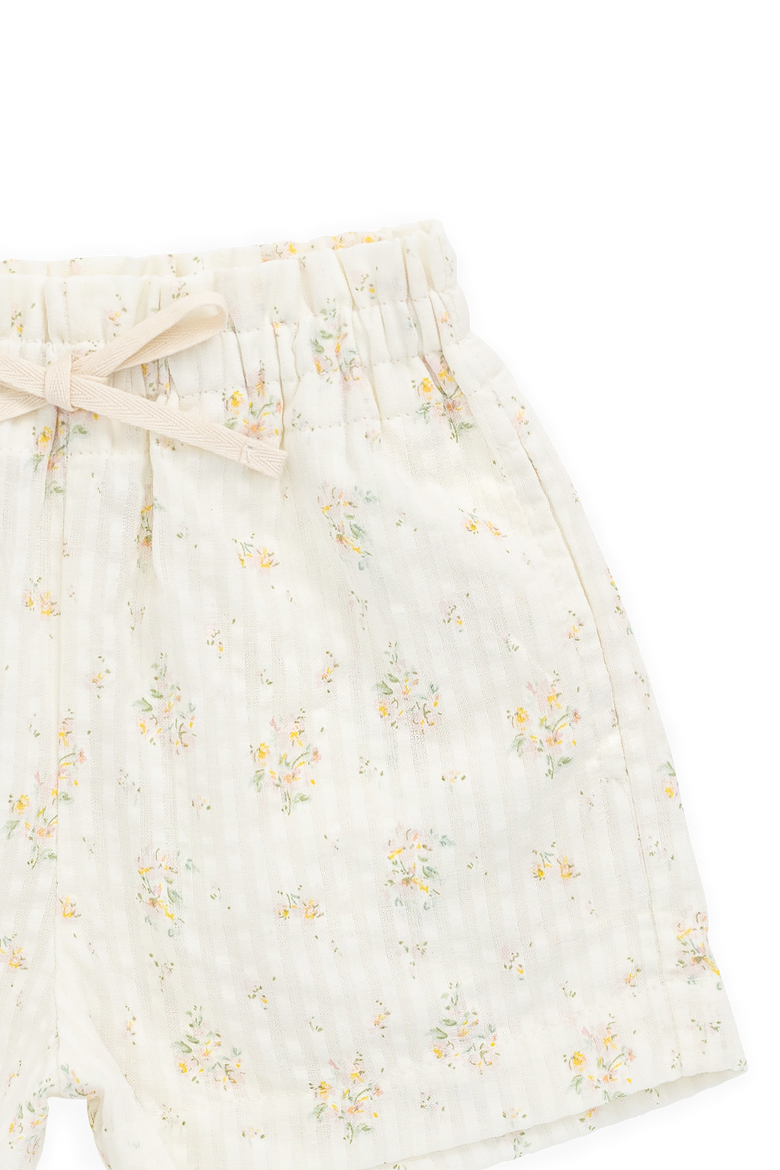Organic Cotton Selah Short - Justine Parchment Childrens Shorts from Jamie Kay NZ