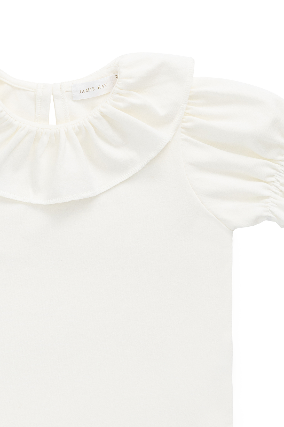 Pima Cotton Livvy Top - Parchment Childrens Top from Jamie Kay NZ