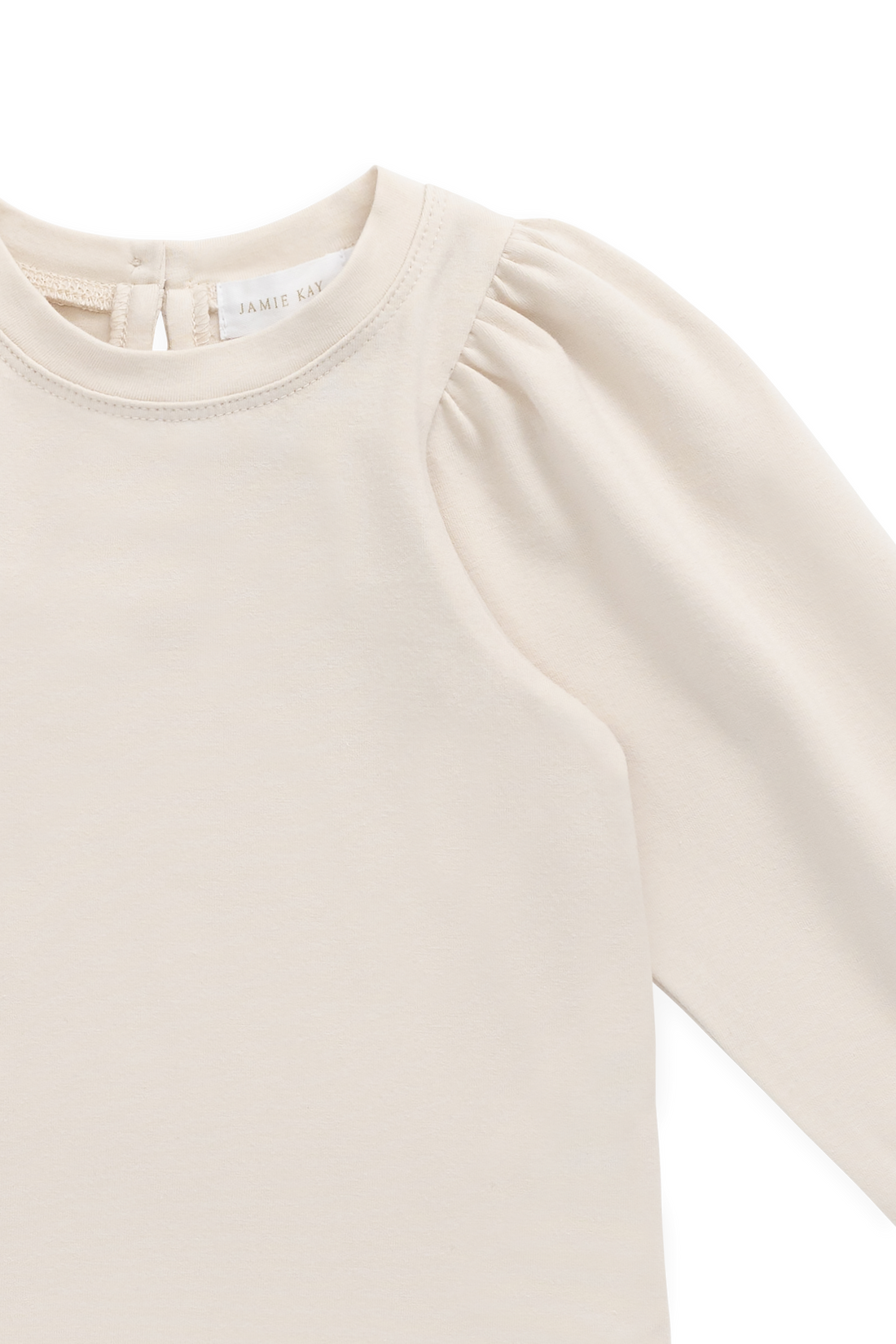 Pima Cotton Nylah Top - Vanilla Childrens Top from Jamie Kay NZ