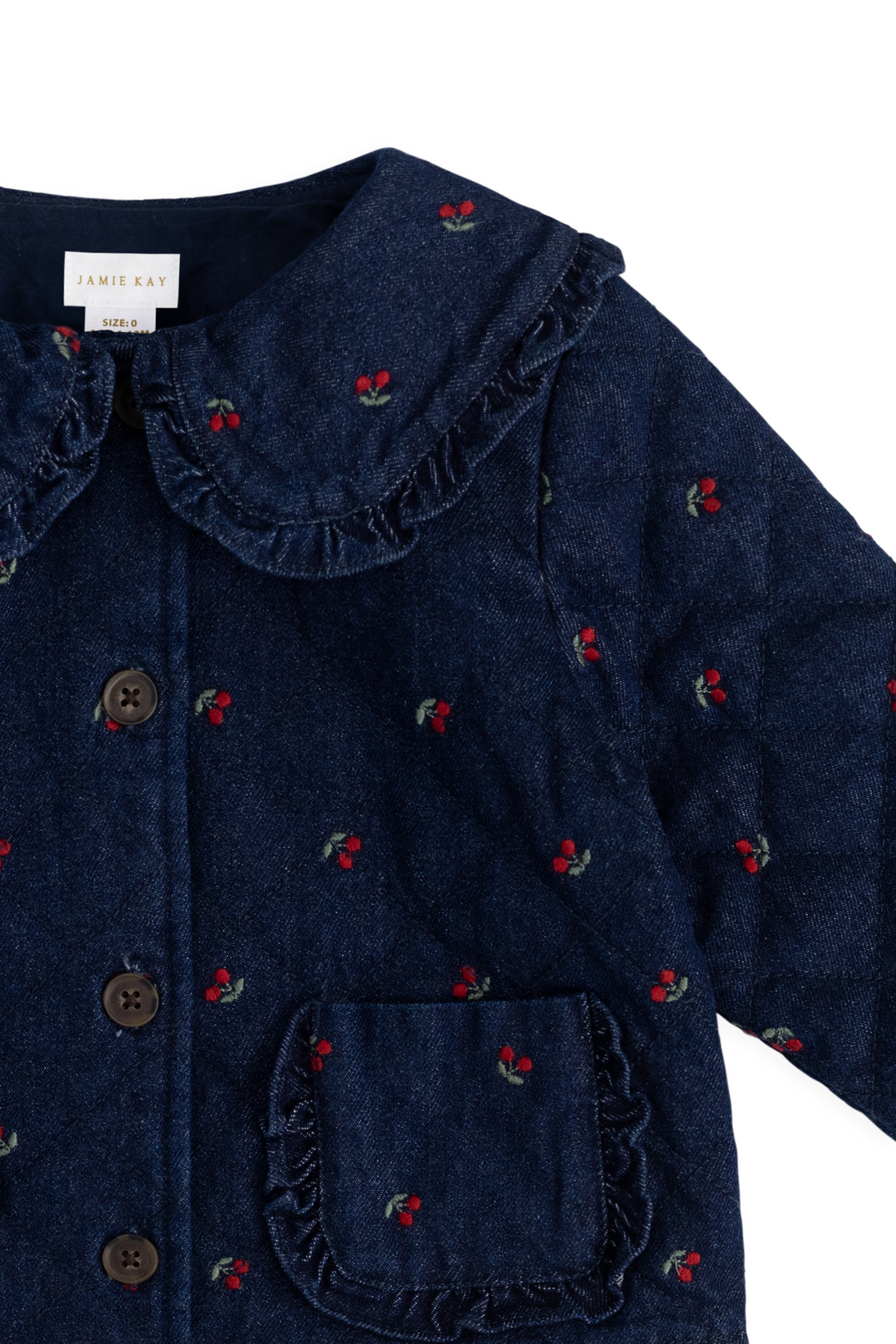 Amandine Jacket - Cerise Denim Childrens Jacket from Jamie Kay NZ