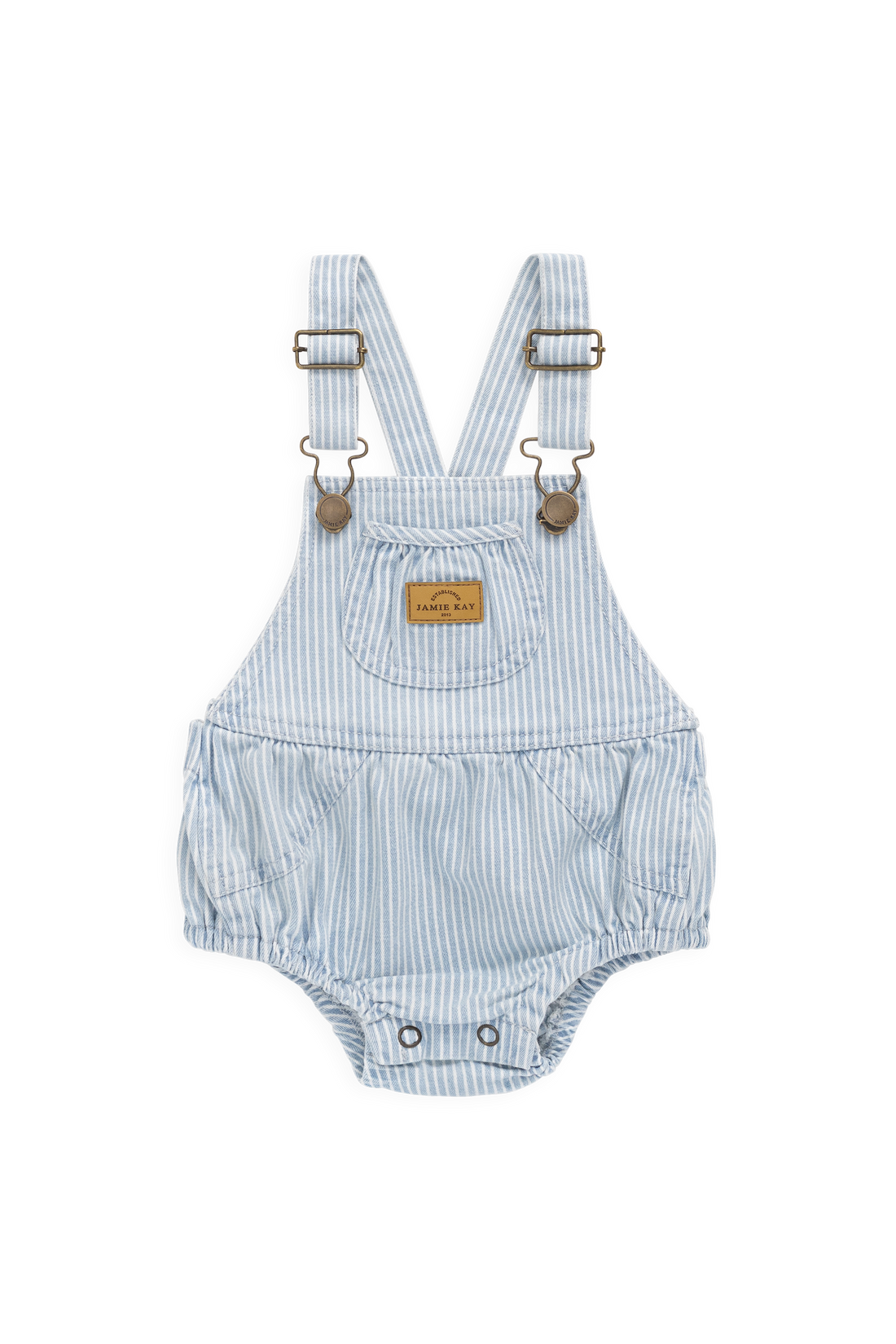 Denver Playsuit - Sunday Stripe Childrens Playsuit from Jamie Kay NZ