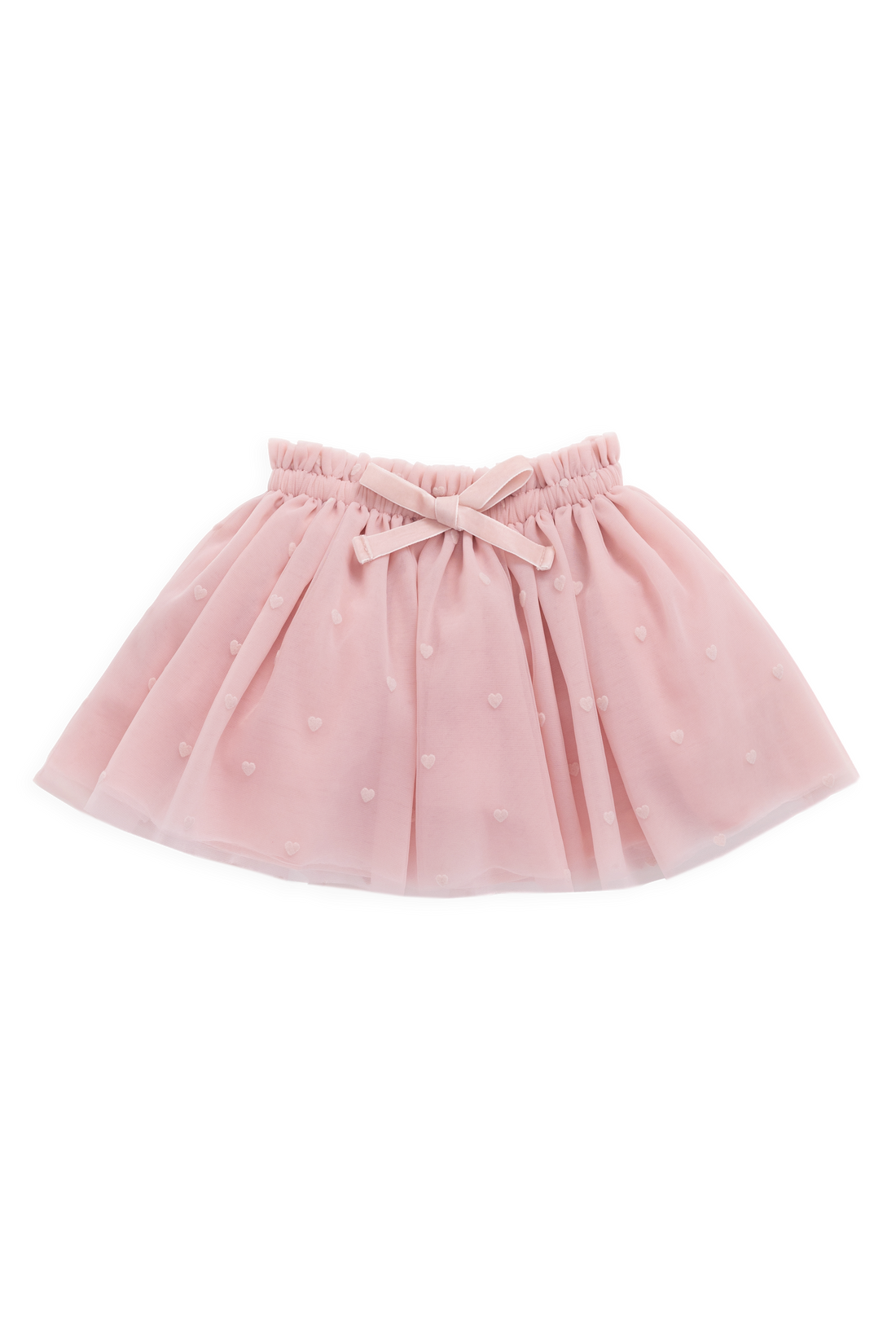 Lottie Skirt - Petite Heart Carnation Childrens Skirt from Jamie Kay NZ