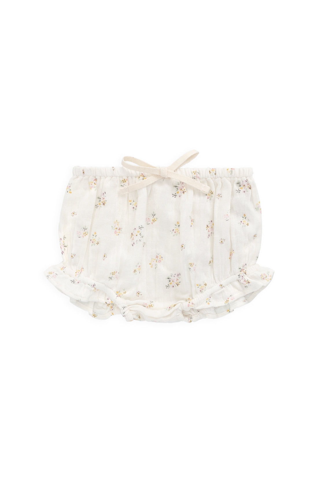 Organic Cotton Muslin Frill Bloomer - Ayla Whisper Childrens Bloomer from Jamie Kay NZ