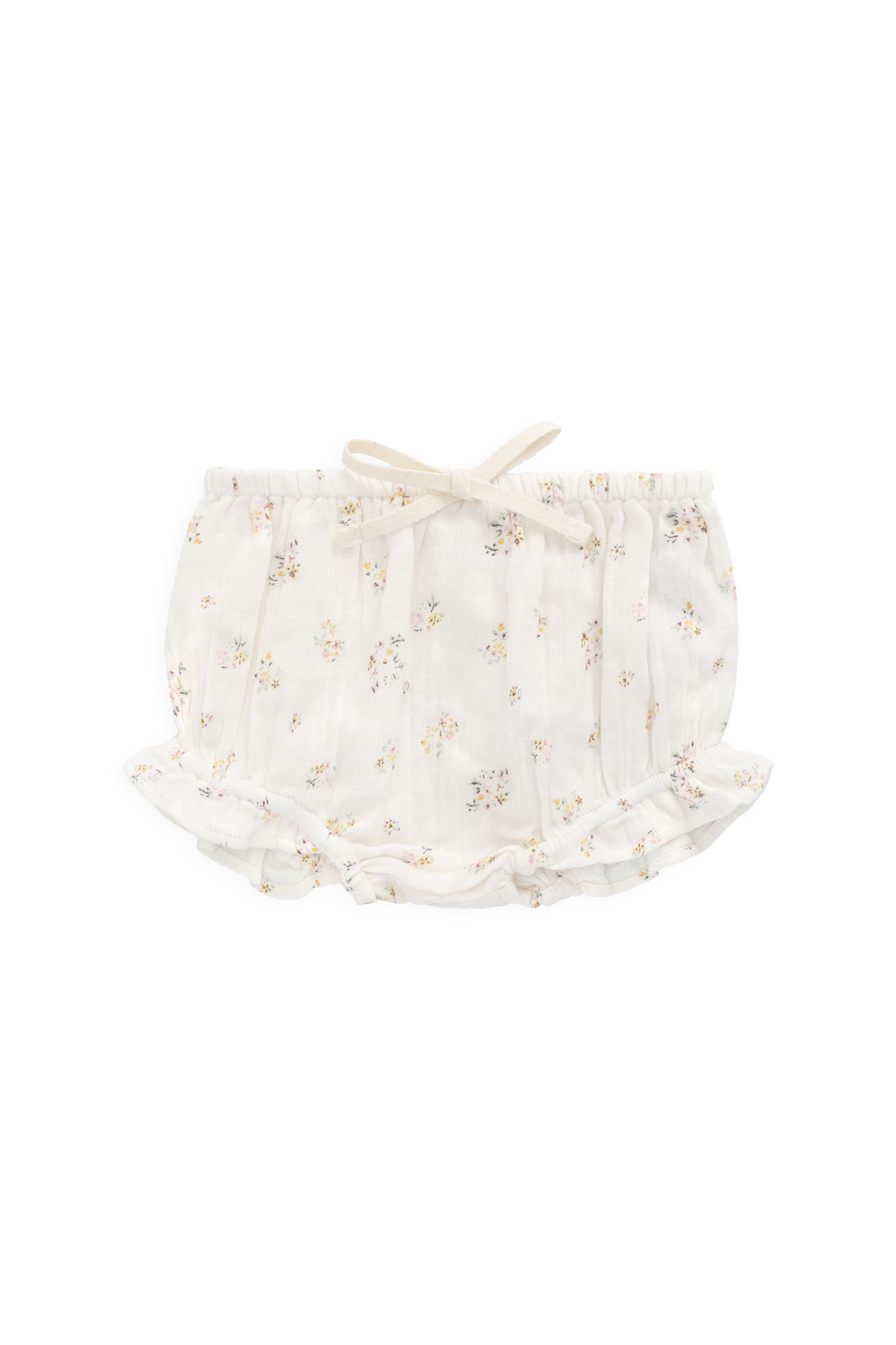 Organic Cotton Muslin Frill Bloomer - Ayla Whisper Childrens Bloomer from Jamie Kay NZ