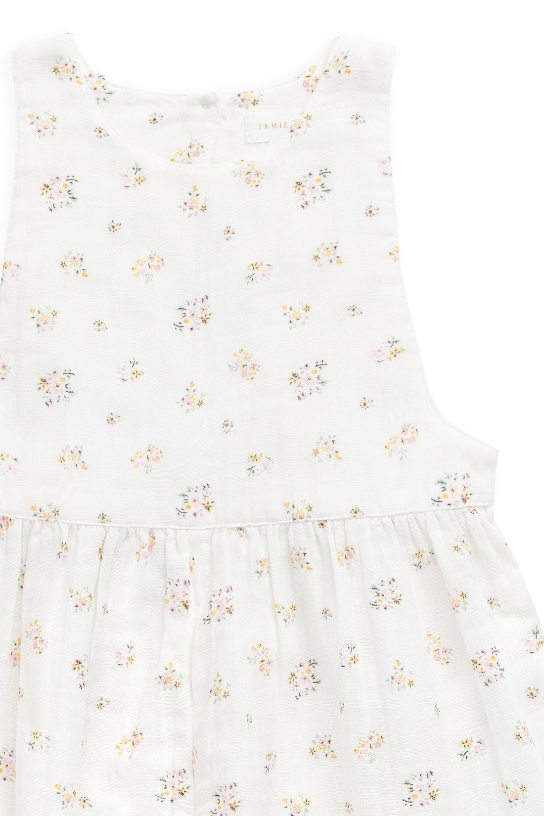 Organic Cotton Muslin Marceline Jumpsuit - Ayla Whisper Childrens Jumpsuit from Jamie Kay NZ