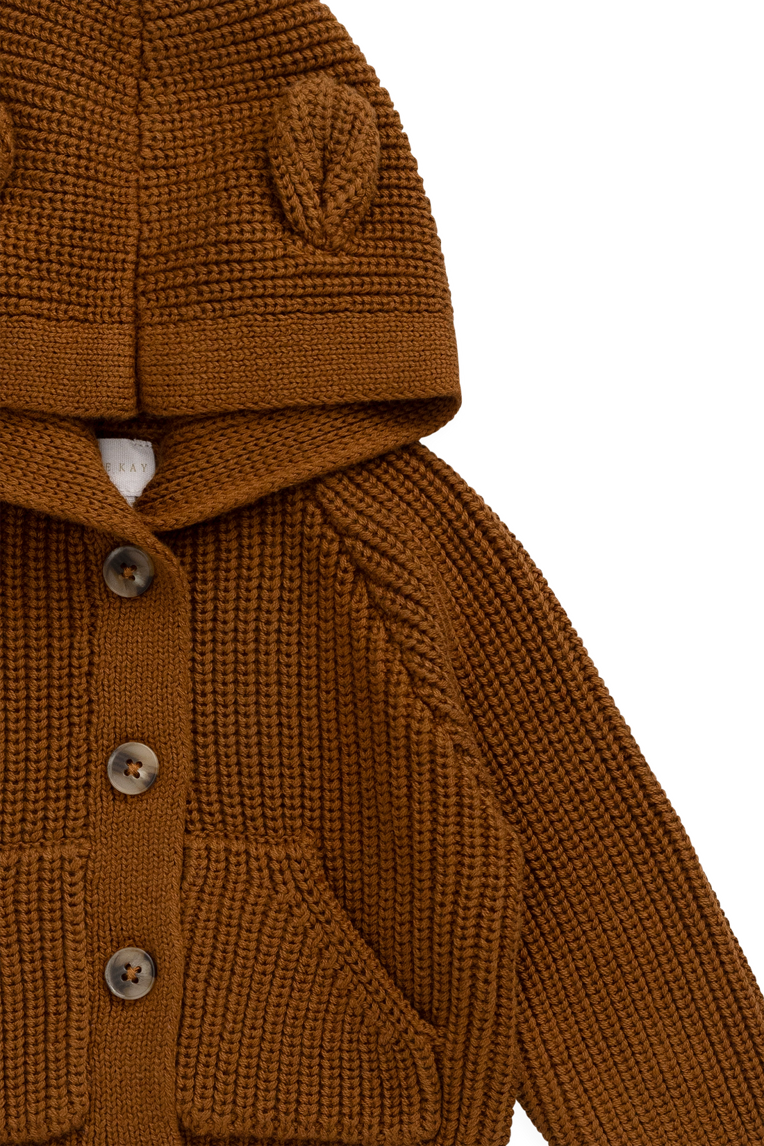 Bear Cardigan - Spice