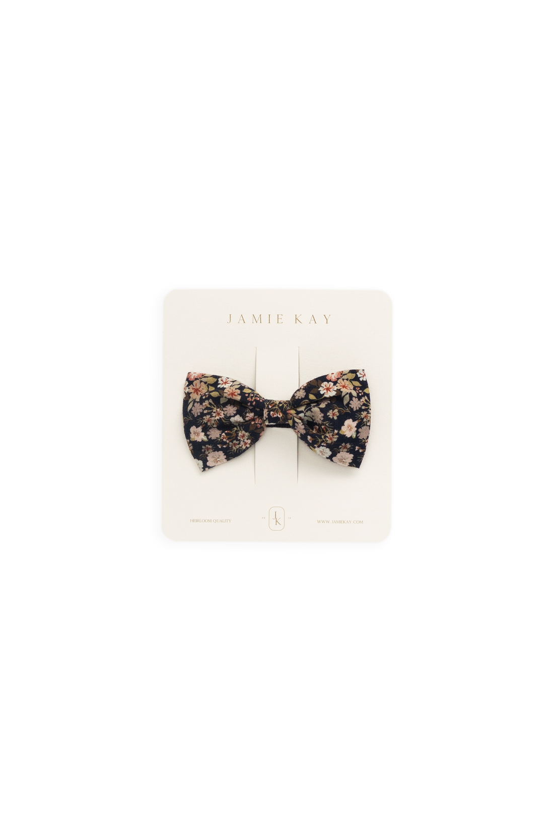 Organic Cotton Desiree Bow - Luca Floral Childrens Bow from Jamie Kay NZ