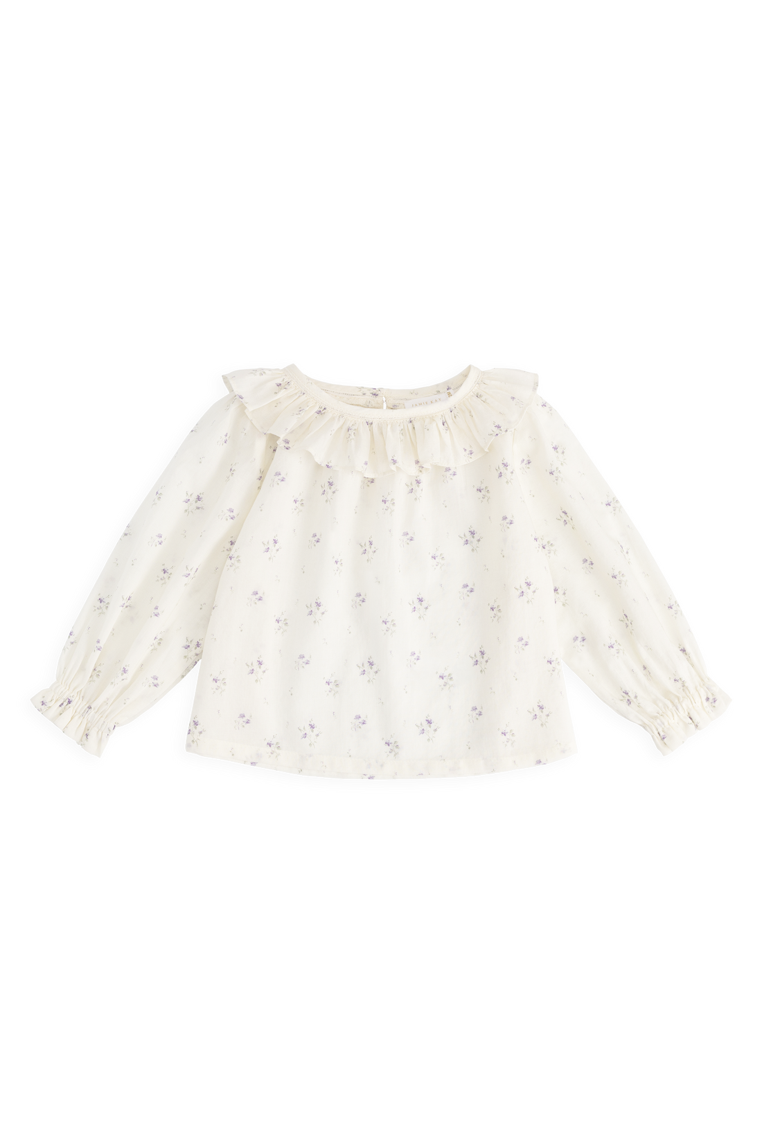 Organic Cotton Leonie Top - Jade Floral Childrens Top from Jamie Kay NZ
