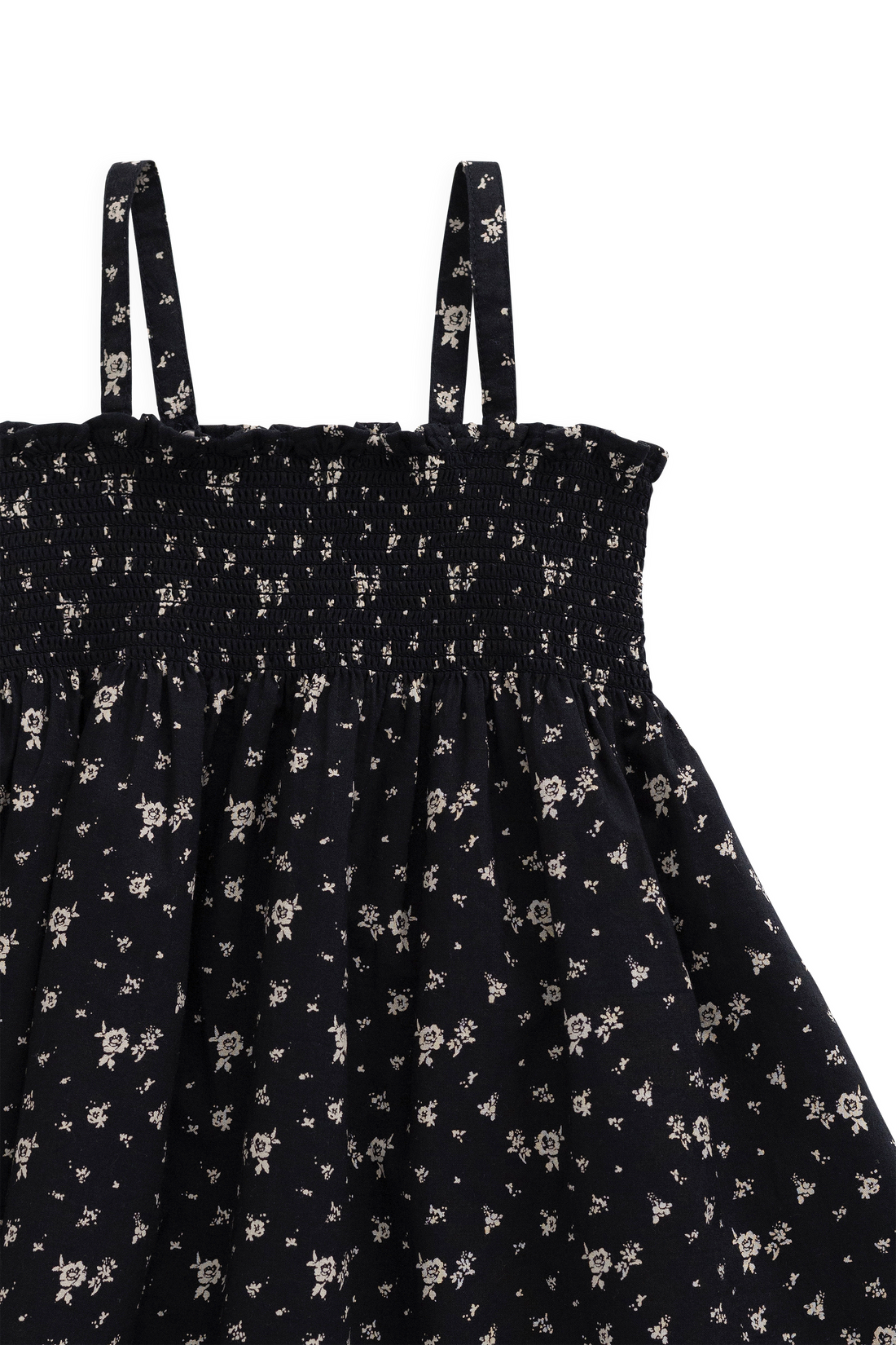 Organic Cotton Marlene Dress - Huguette Graphite Childrens Dress from Jamie Kay NZ