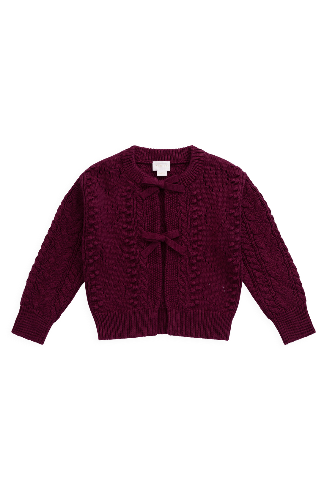 Josephine Knitted Cardigan - Mulberry Wood Childrens Cardigan from Jamie Kay NZ