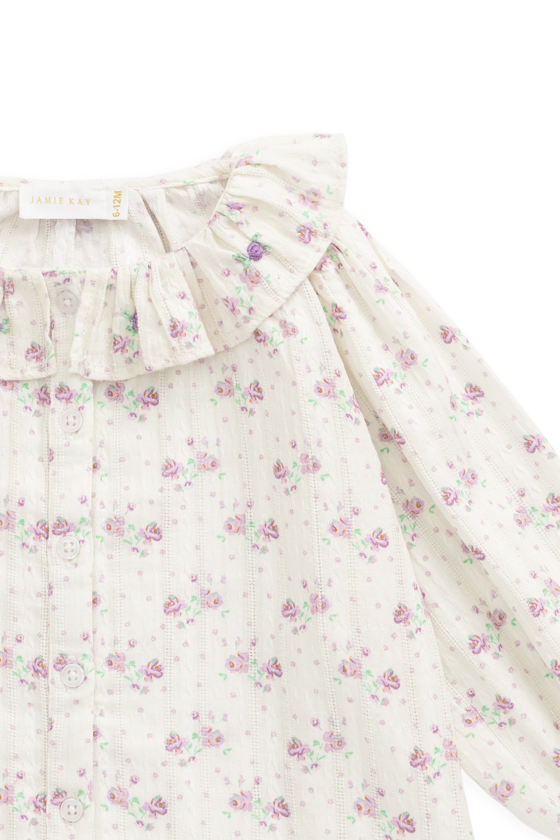 Organic Cotton Beatrice Top - Molly Lilac Childrens Top from Jamie Kay NZ