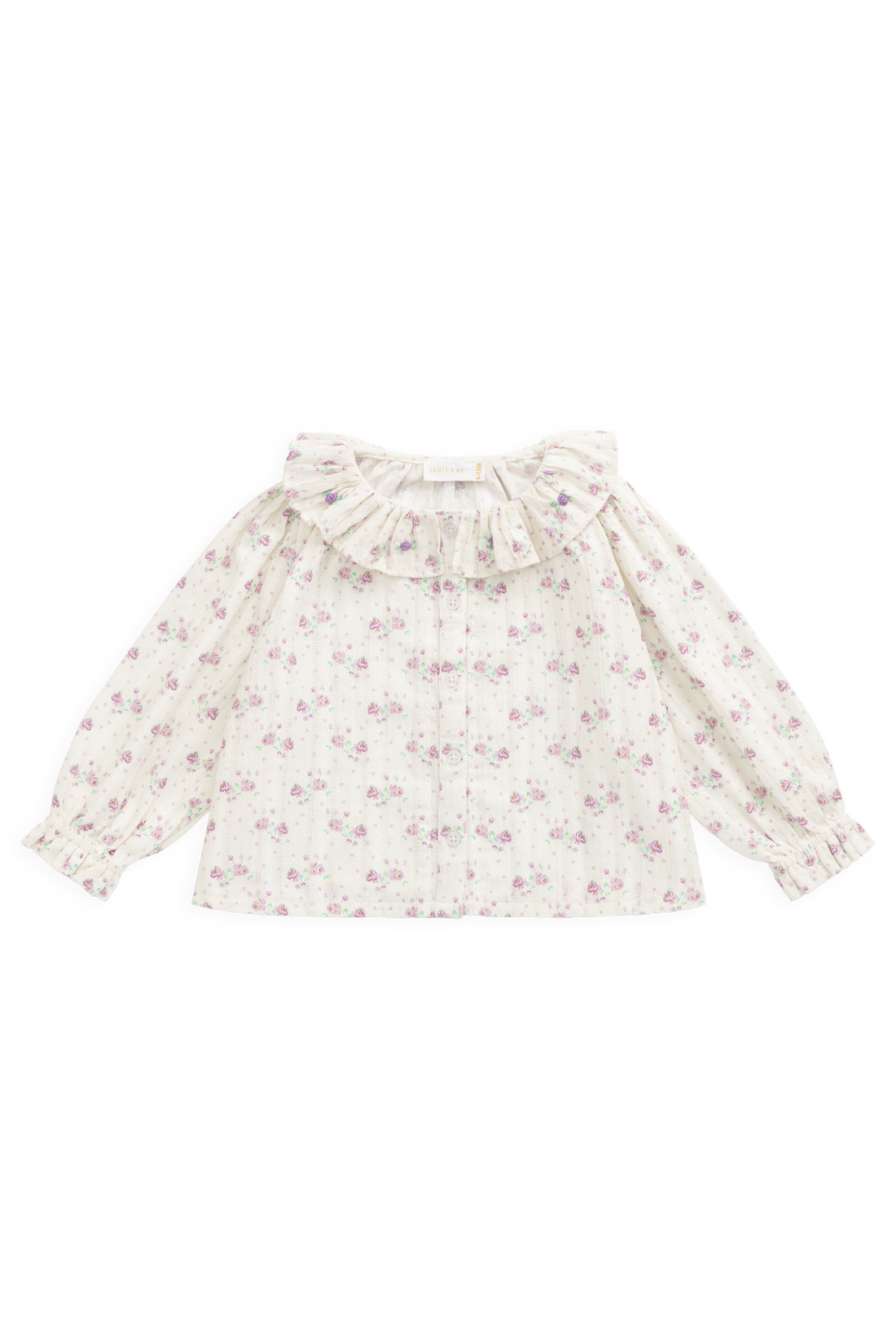 Organic Cotton Beatrice Top - Molly Lilac Childrens Top from Jamie Kay NZ