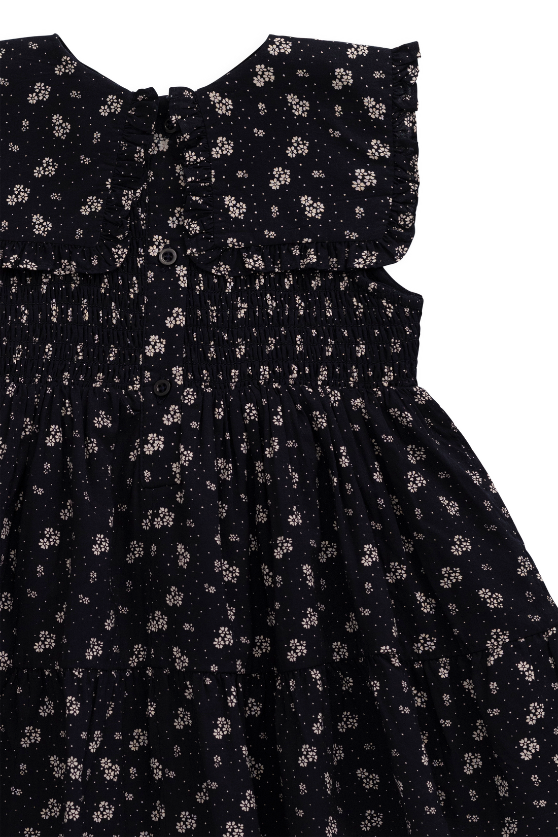 Organic Cotton Christabel Dress - Maisie Navy Childrens Dress from Jamie Kay NZ