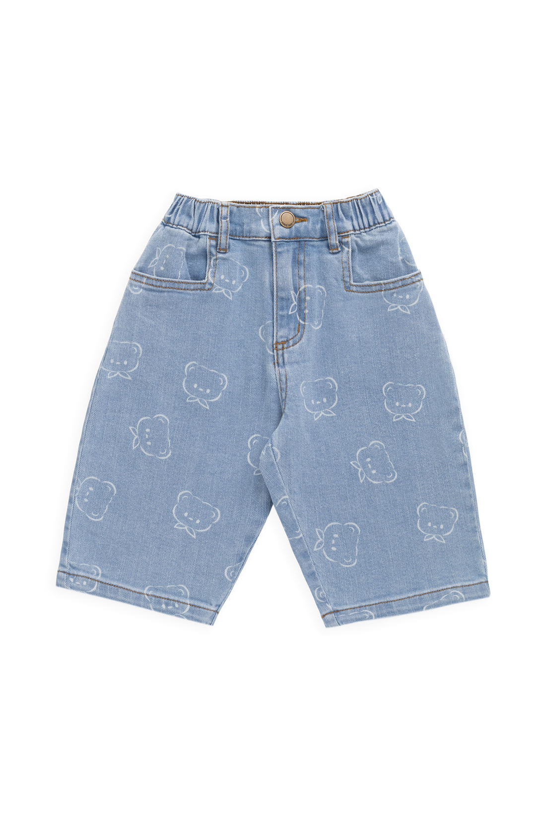 Abel Pant - Bowie Bear Denim Childrens Pant from Jamie Kay NZ