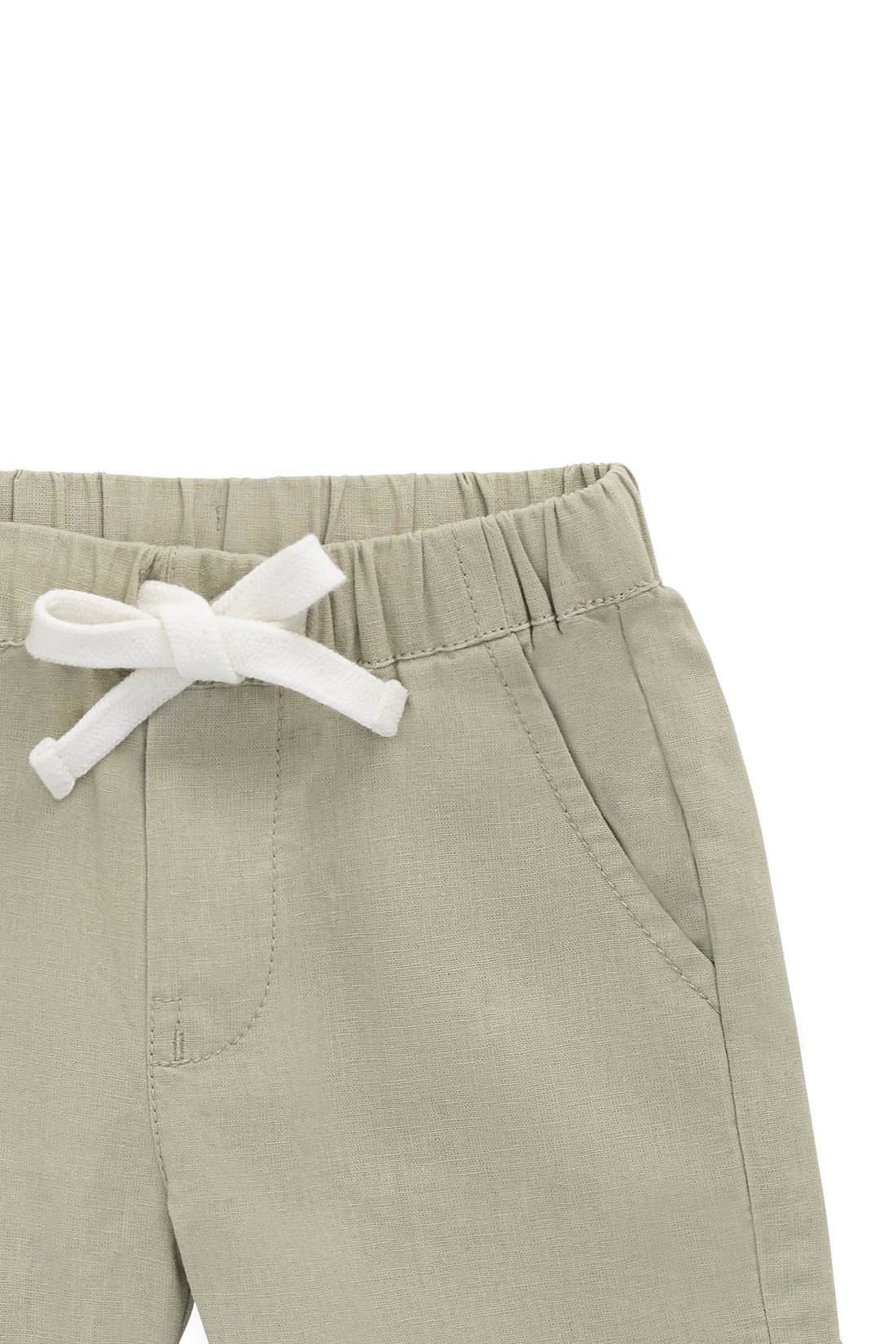 Ali Linen/Cotton Short - Lichen Childrens Short from Jamie Kay NZ