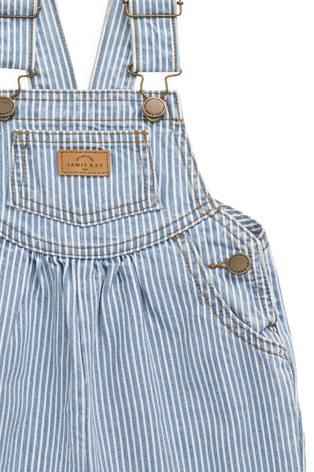 Cecil Overall - Holiday Stripe Childrens Overall from Jamie Kay NZ