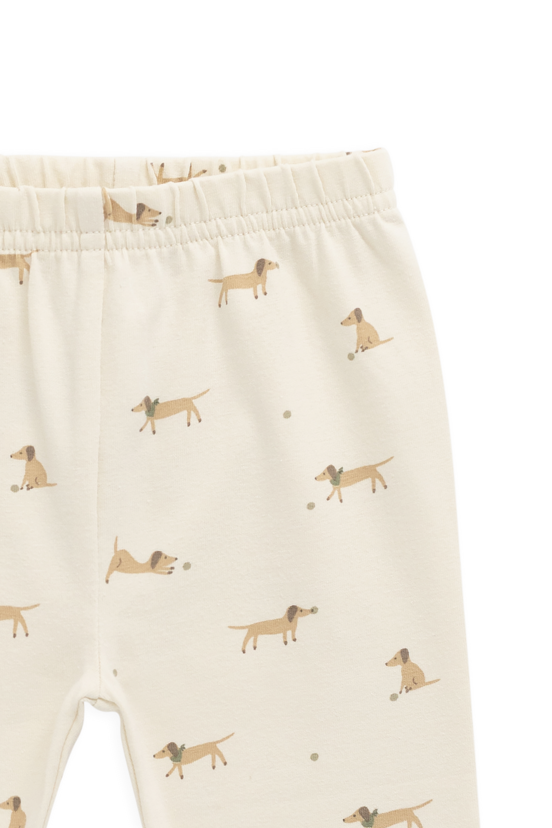 Organic Cotton Everyday Legging - Play Ball Cassava Childrens Legging from Jamie Kay NZ