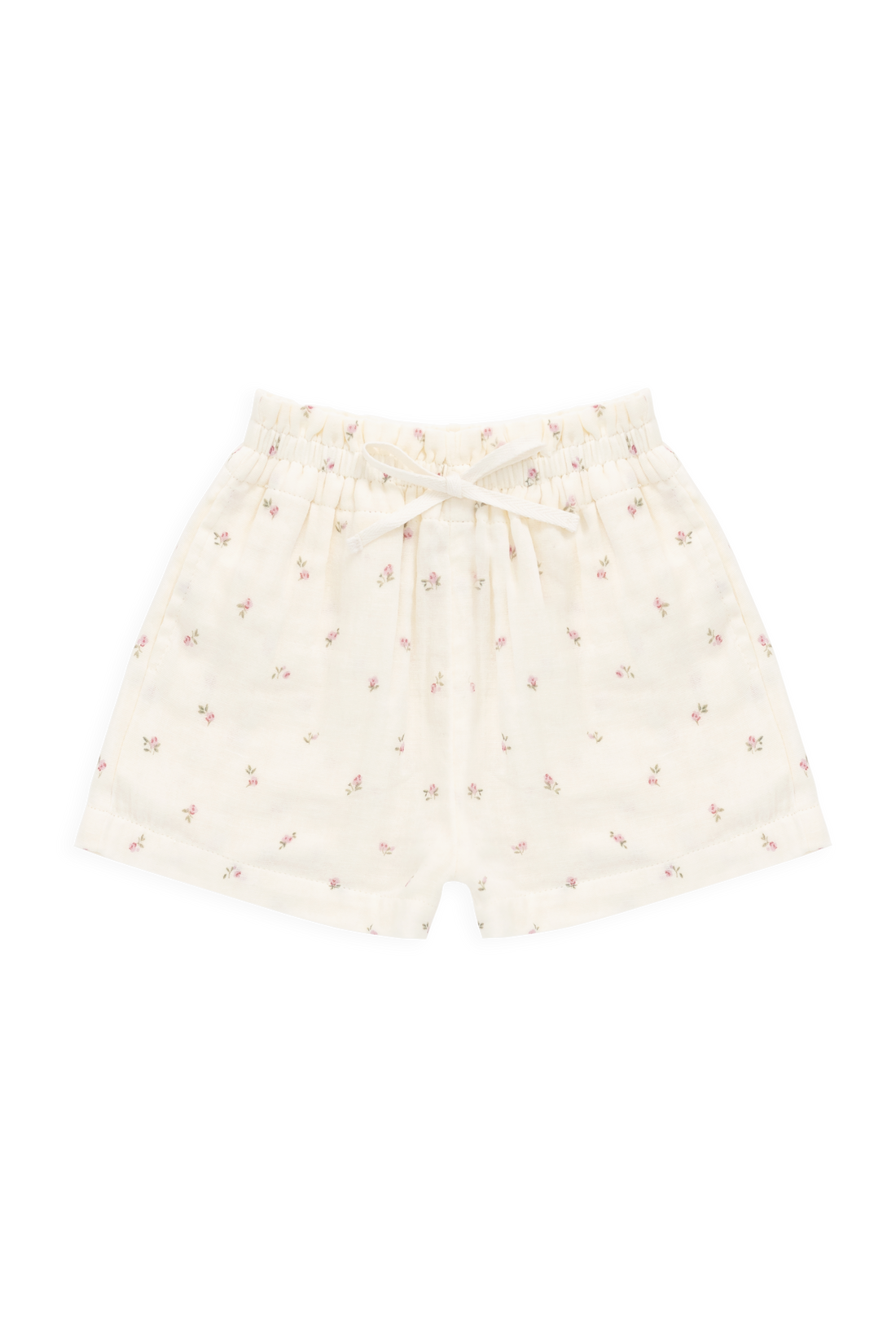 Organic Cotton Muslin Selah Short - Willow Rose Childrens Shorts from Jamie Kay NZ