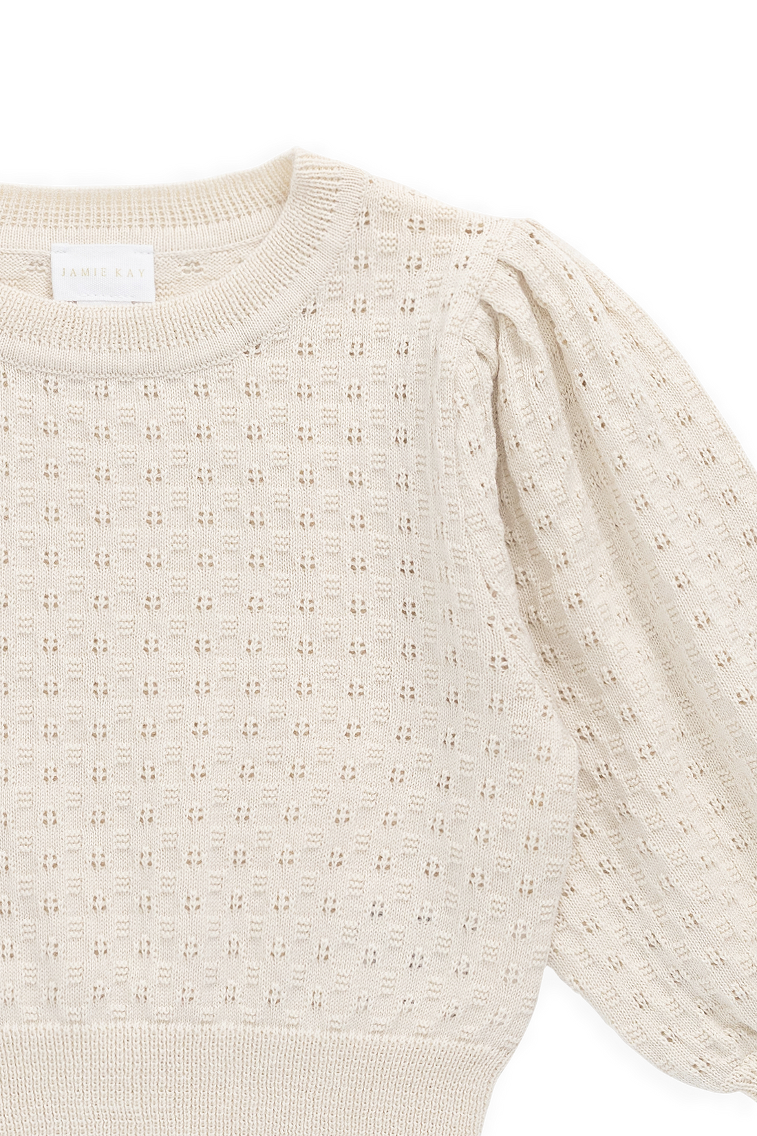 Penelope Jumper - Vanilla Childrens Jumper from Jamie Kay NZ