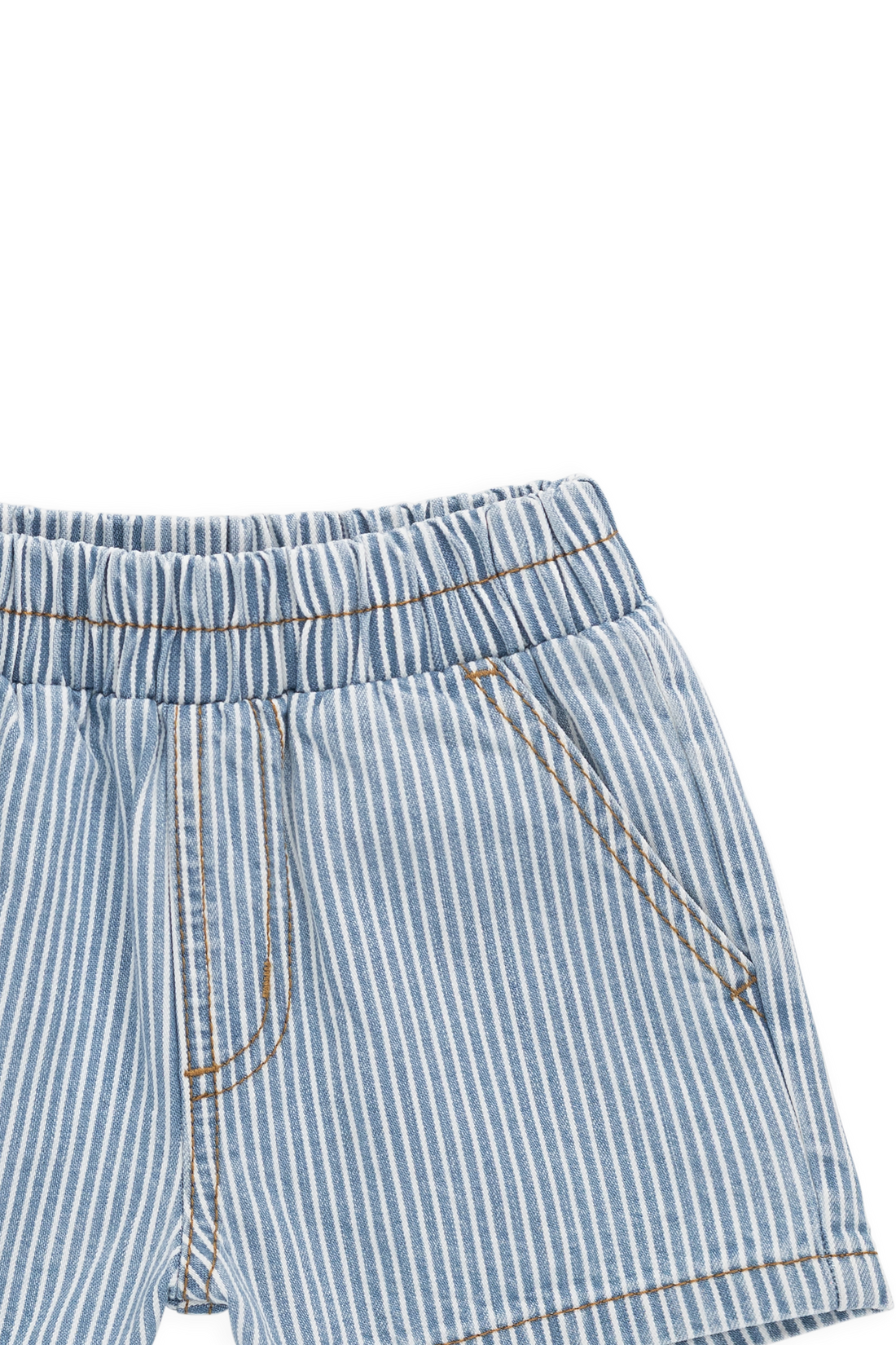 Reid Denim Short - Holiday Stripe Childrens Shorts from Jamie Kay NZ