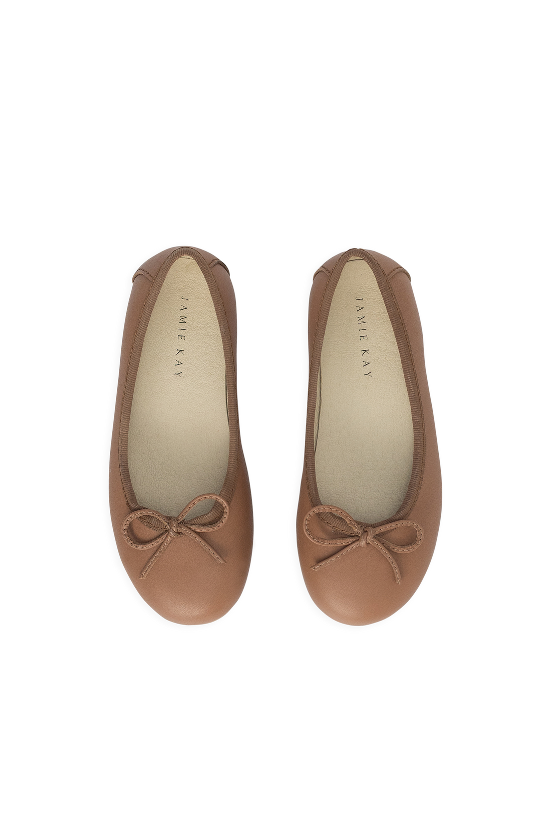 Zuri Ballet Flat - Camel Childrens Footwear from Jamie Kay NZ
