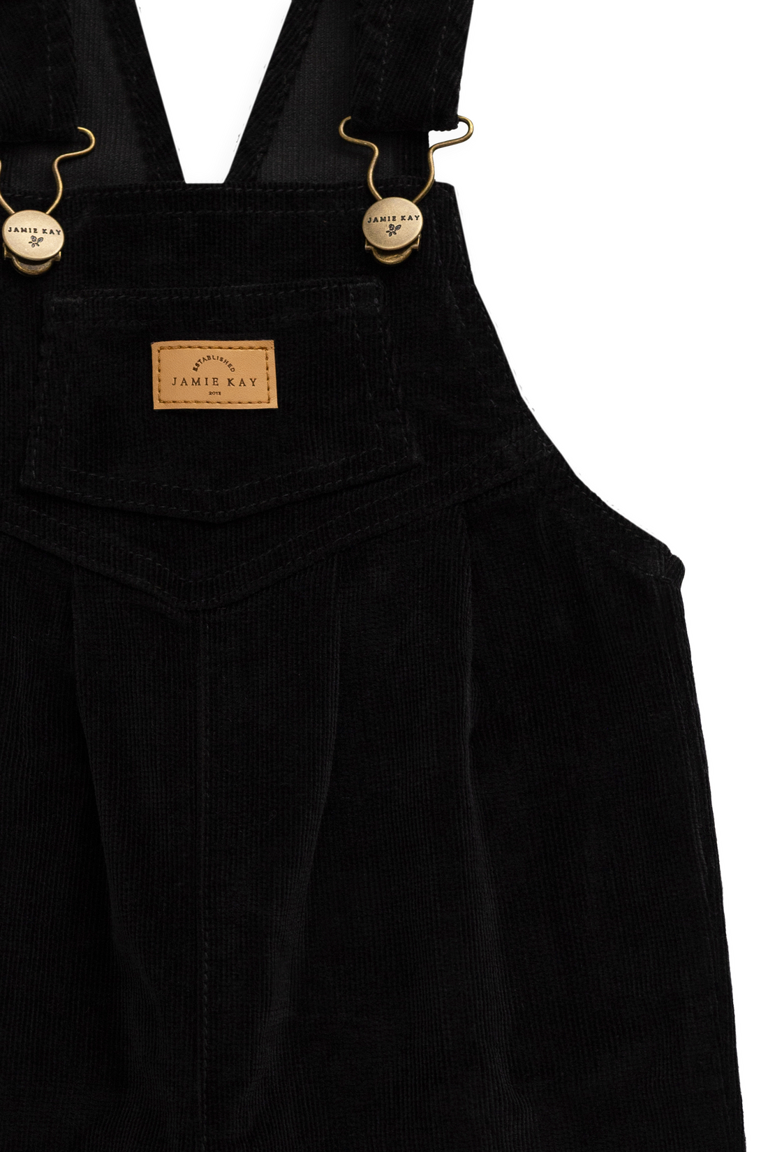 Adelaide Overall - Black Sesame Childrens Overall from Jamie Kay NZ