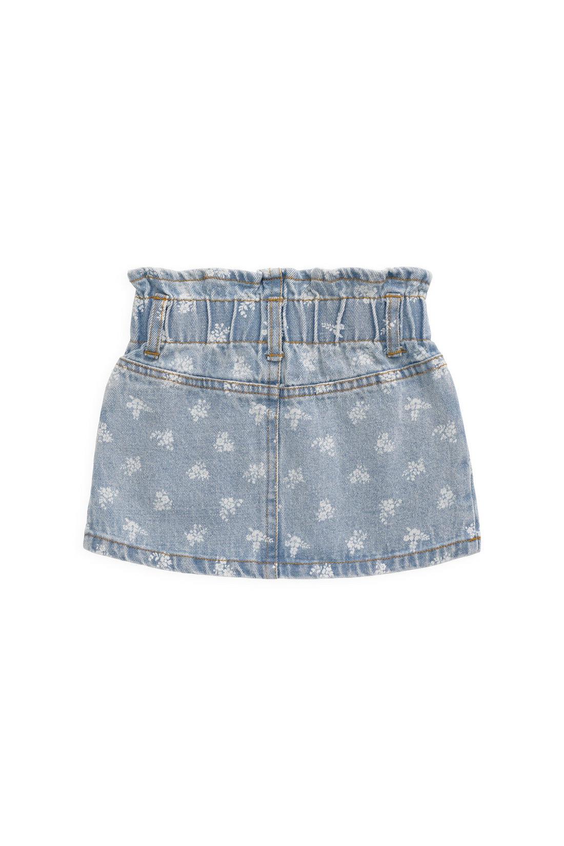 Brielle Skirt - Tully Floral Denim Childrens Skirt from Jamie Kay NZ