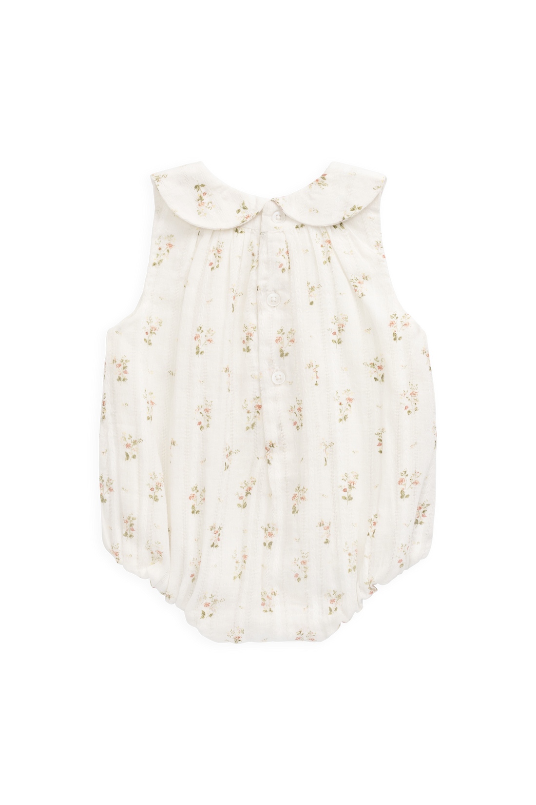 Organic Cotton Brynlee Playsuit - Josepha Egret Childrens Playsuit from Jamie Kay NZ
